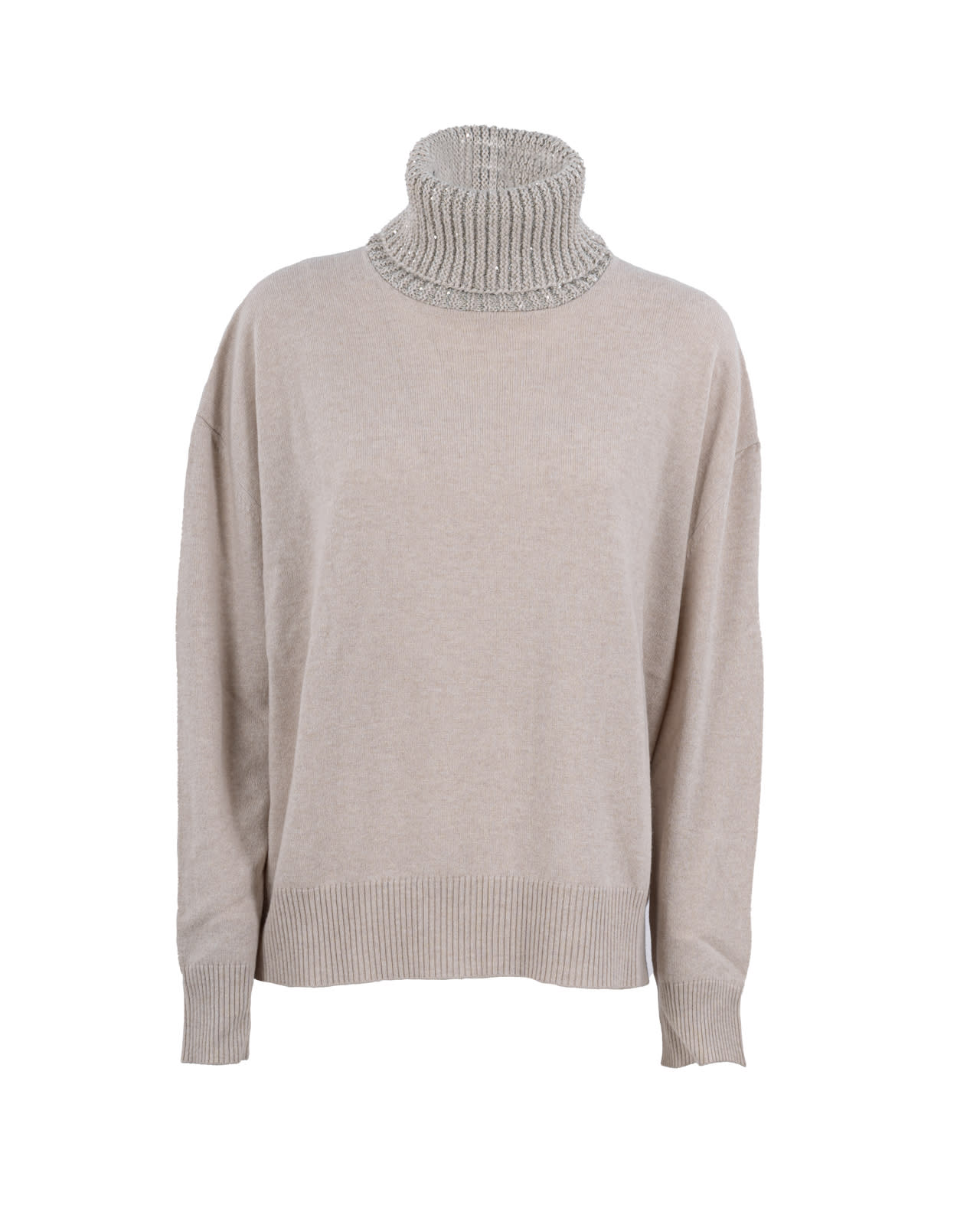 Shop Fabiana Filippi Sweaters Beige