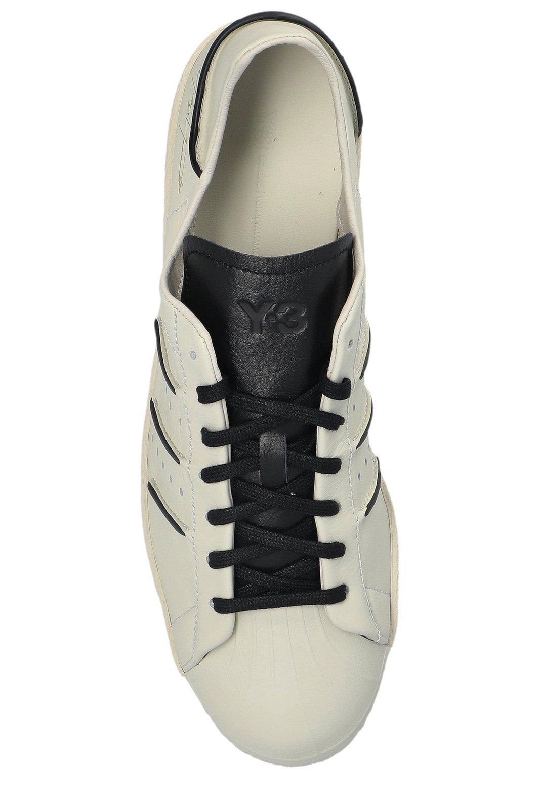 Y-3 Superstar Sneakers In Talctalcblack