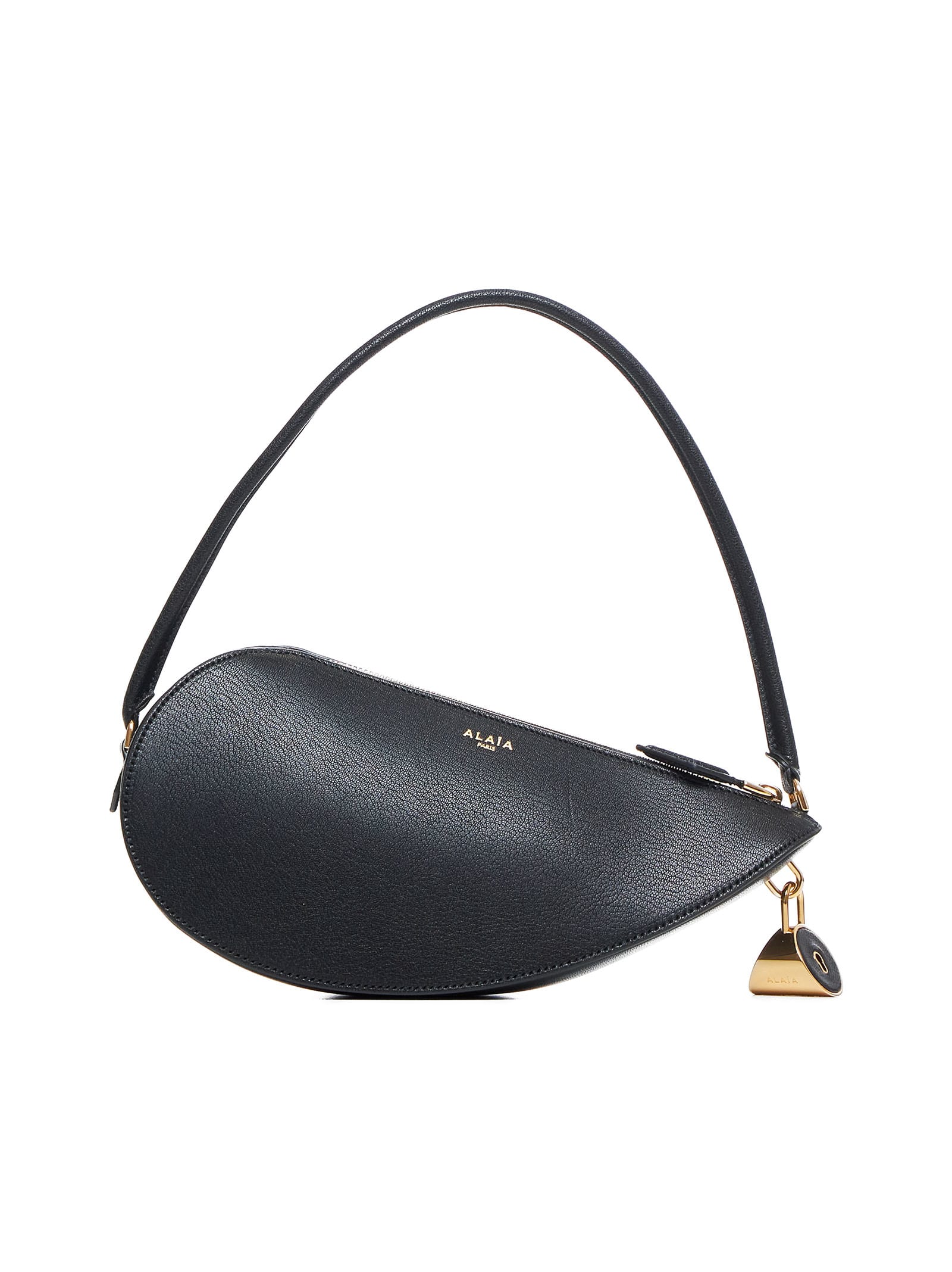 Shop Alaïa Shoulder Bag In Black