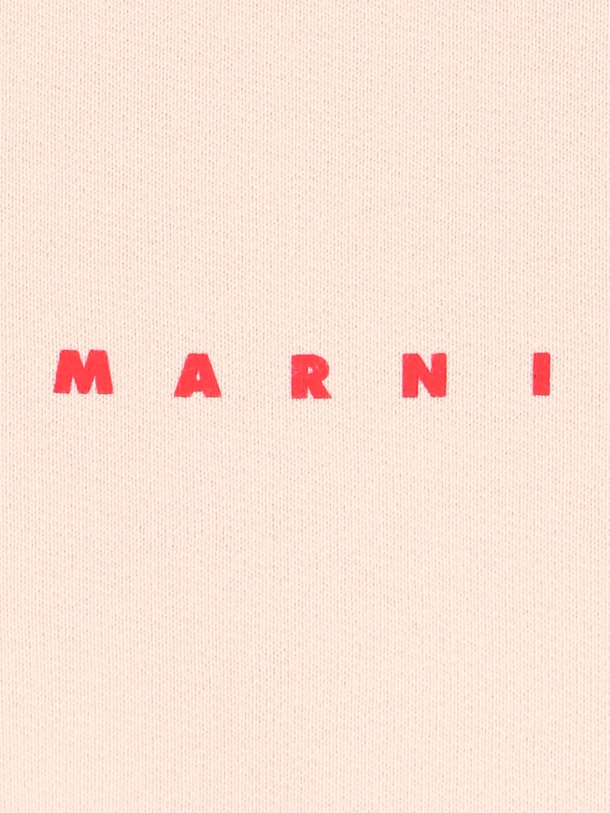 Shop Marni Logo Crewneck Sweatshirt In Pink
