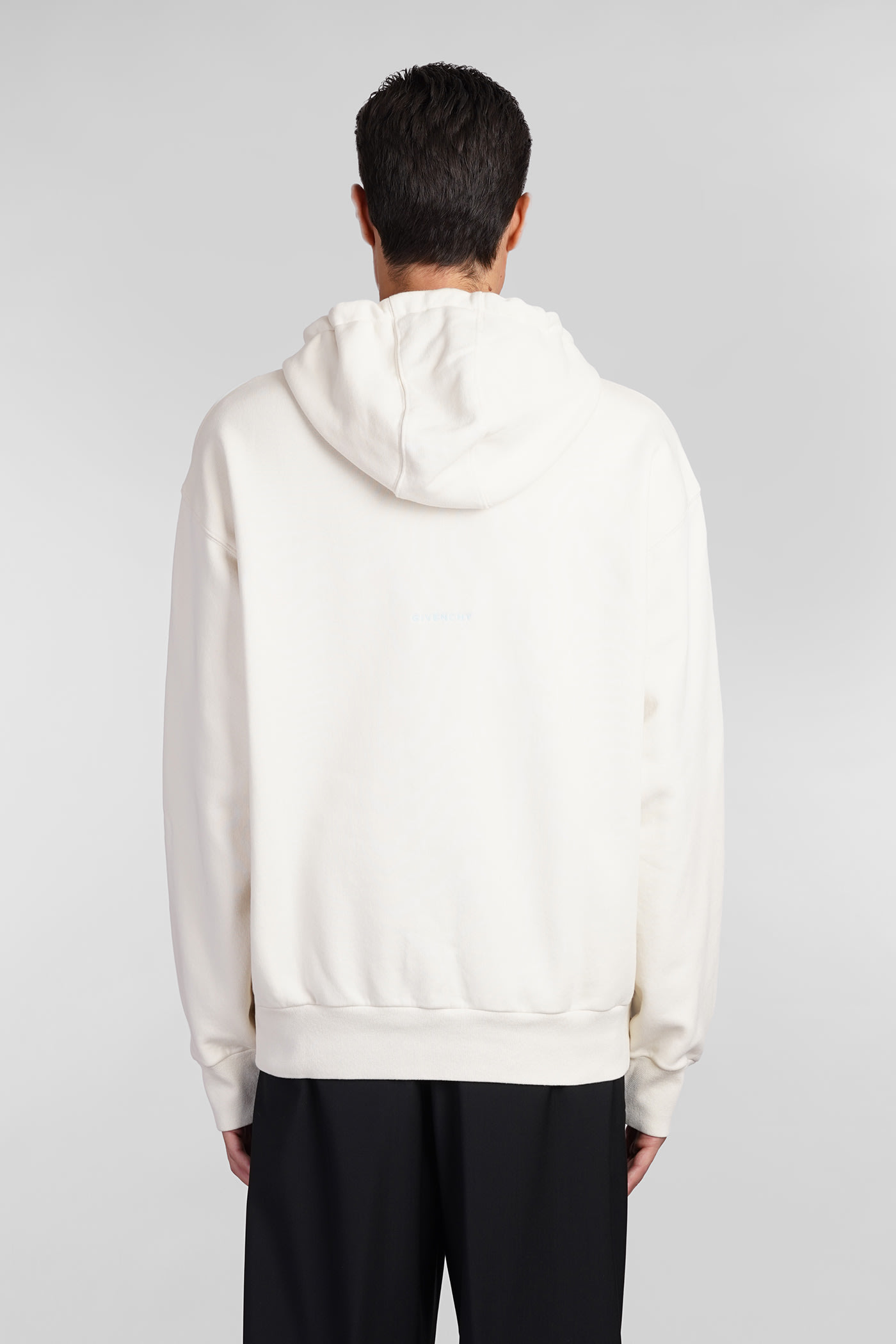 Shop Givenchy Sweatshirt In Beige Cotton