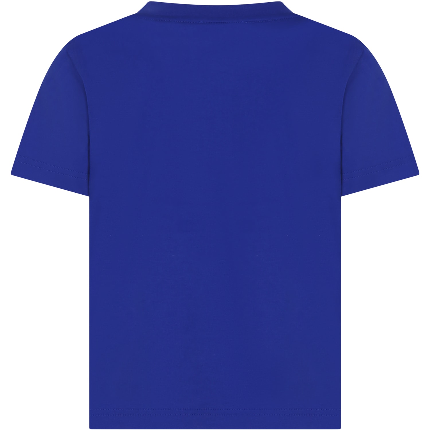 Shop Burberry Blue T-shirt For Boy With Logo