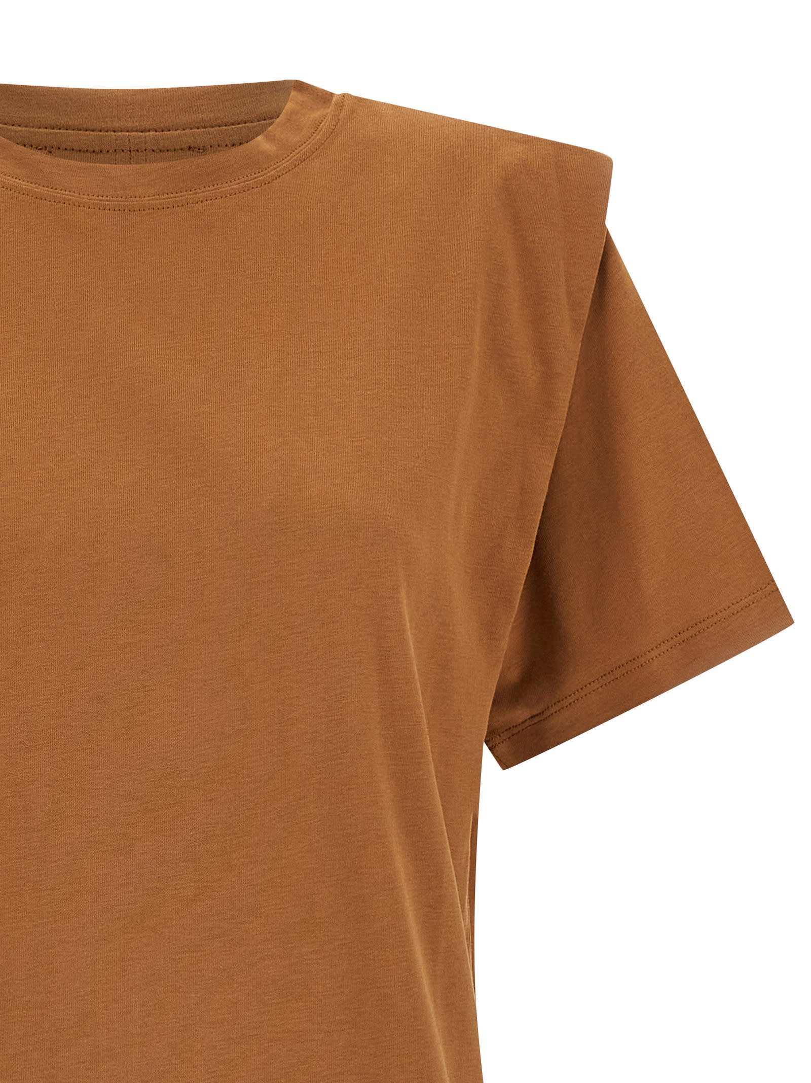 Isabel Marant Zelitos T-shirt In Brown