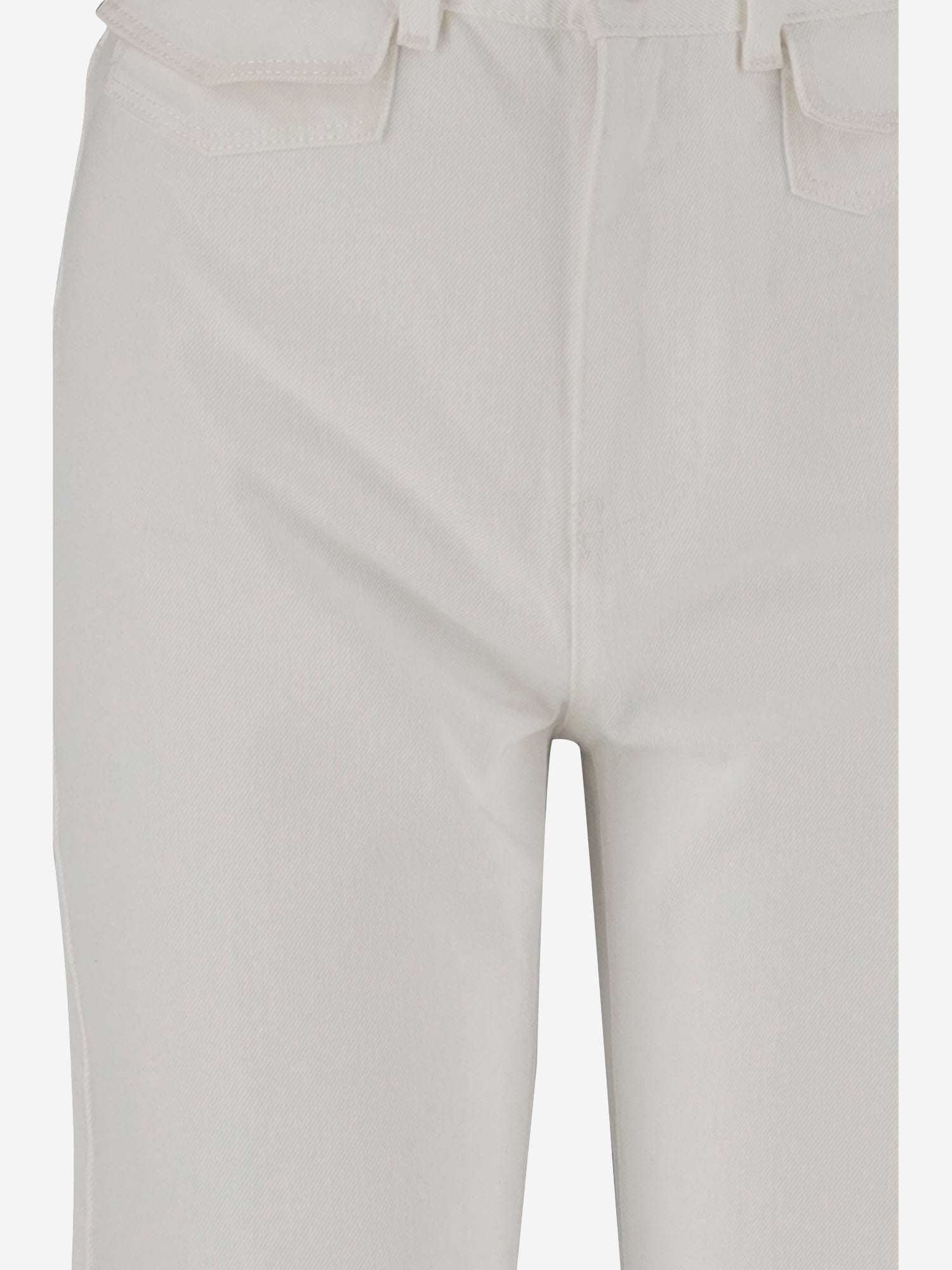 CHLOÉ HIGH WAIST COTTON FLARE JEANS
