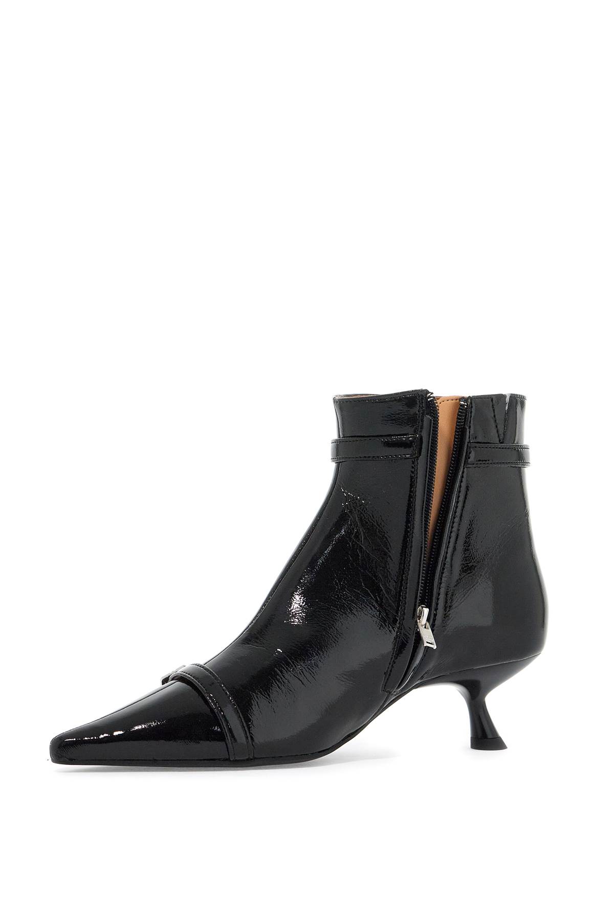 Shop Ganni Eco-patent In Black (black)