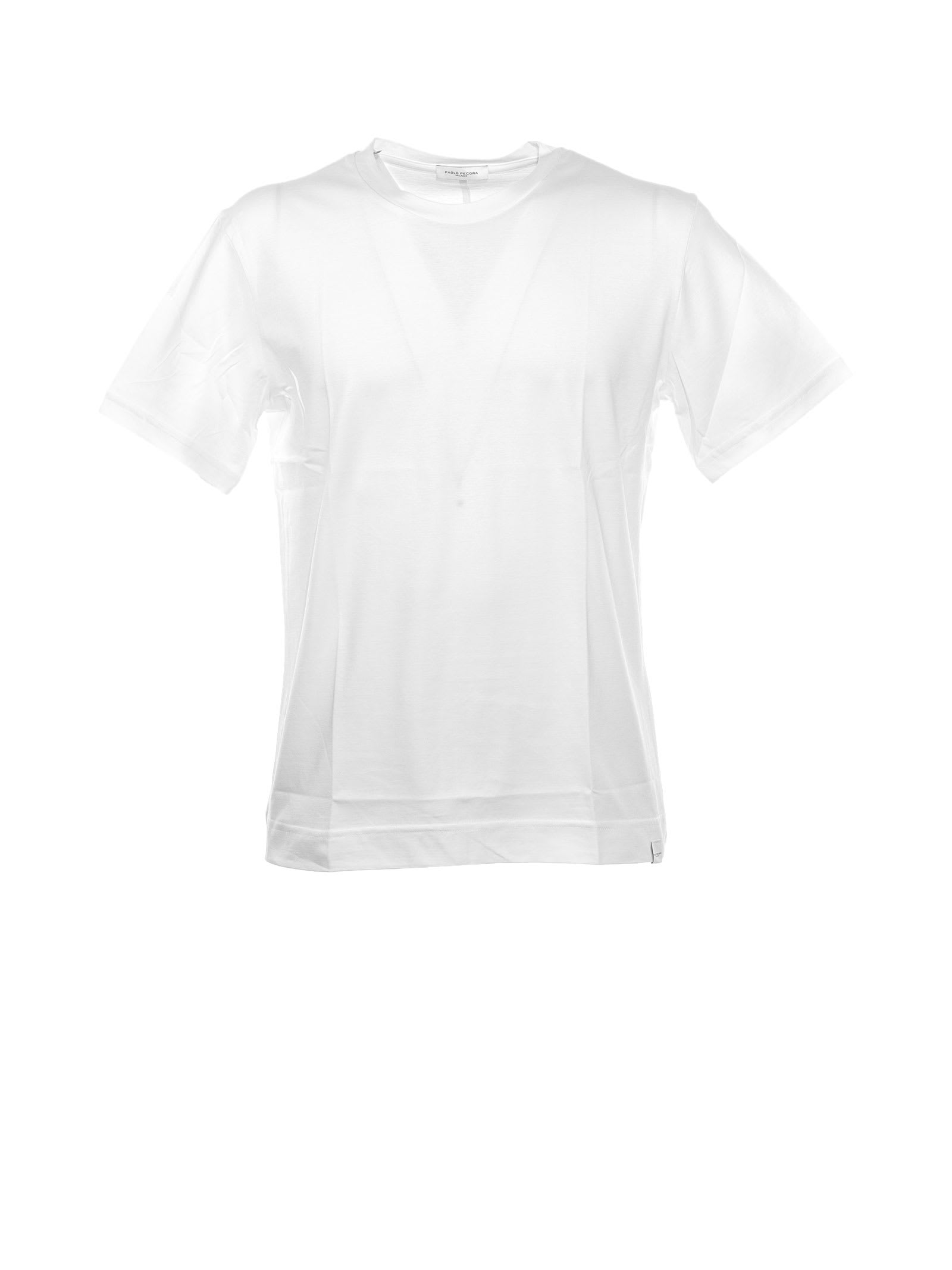 Paolo Pecora White Cotton T-shirt