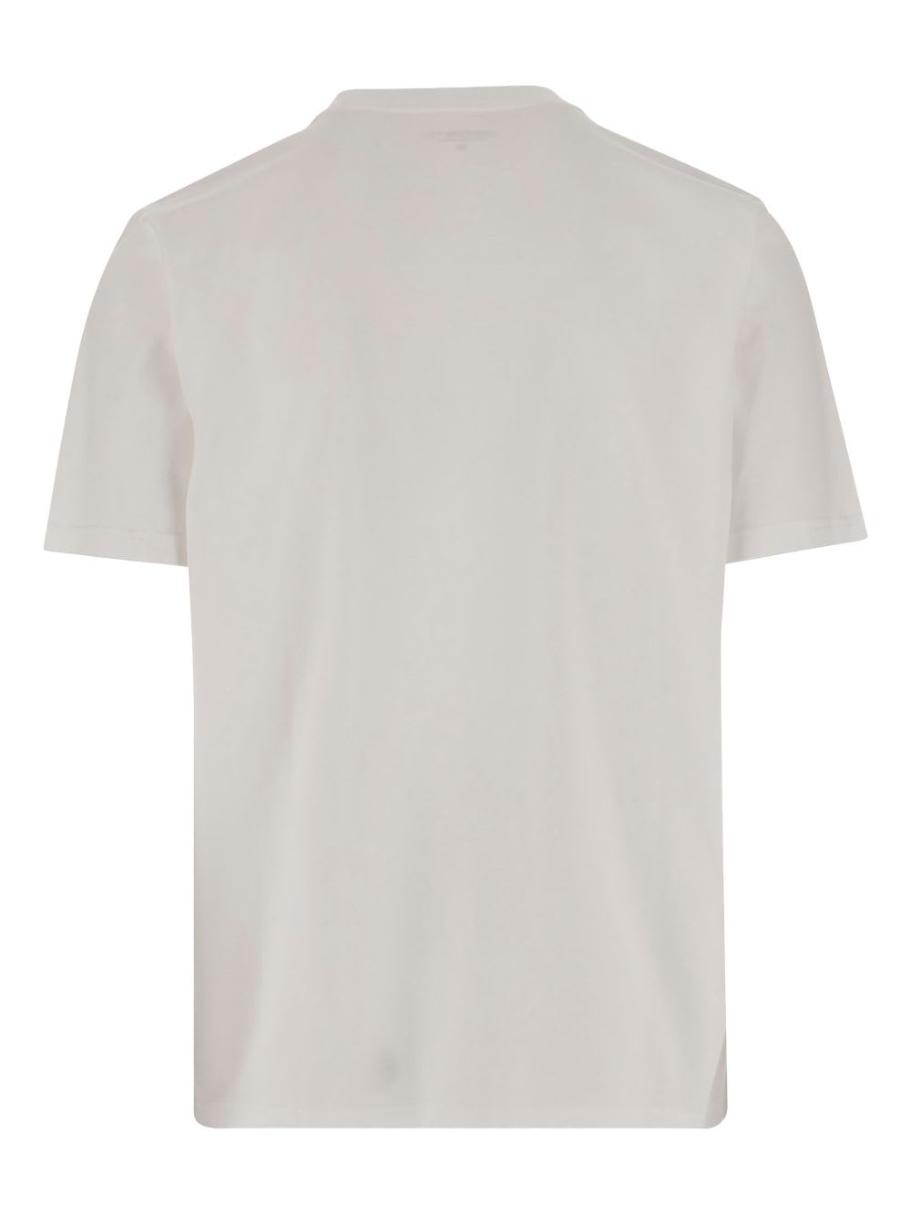 Carhartt Cotton T-shirt With Logo And Crew Neck In White