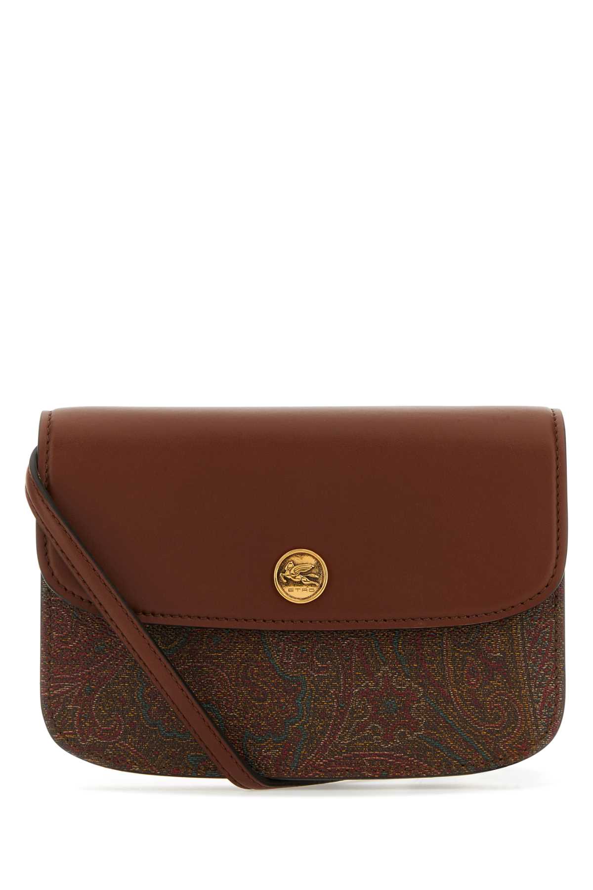 Multicolor Canvas And Leather Small Essential Crossbody Bag