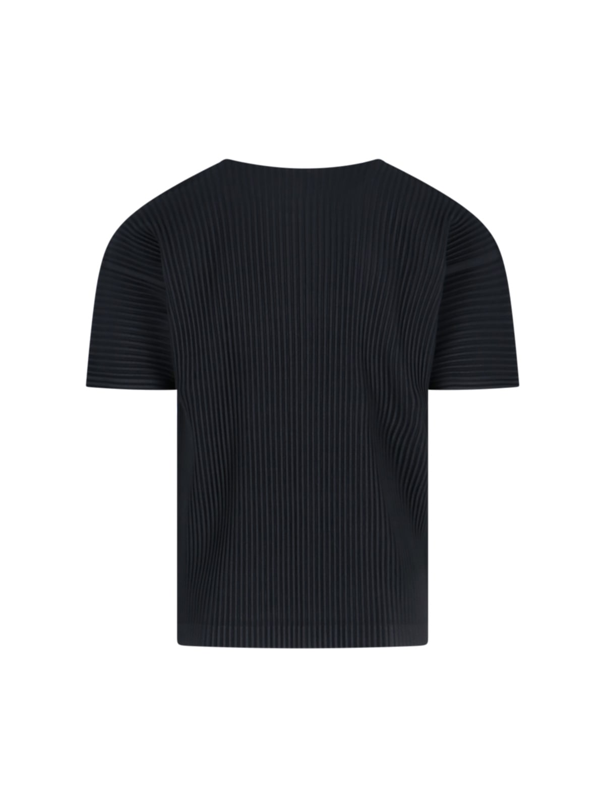 Issey Miyake Black Basics T-shirt In Black