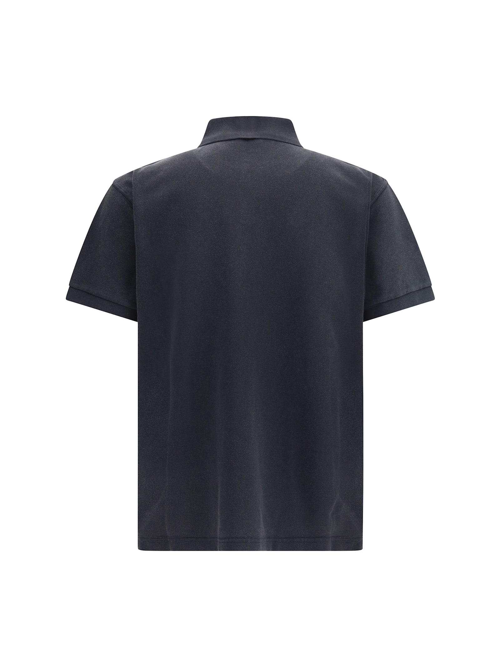 Balenciaga Cotton Piquet Polo Shirt With Lion Embroidery