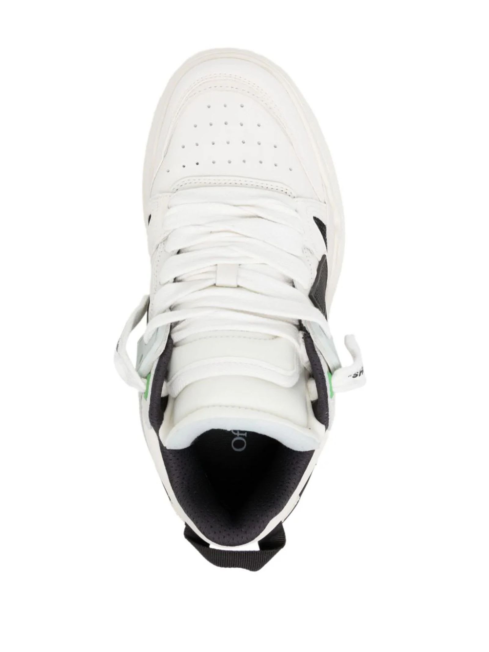 New Midtop Sponge Leather Sneaker - White - Off-White c/o Virgil Abloh  Sneakers - Yahoo Shopping