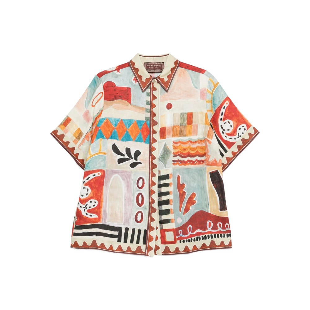 Alemais Michelle Abstract-print Shirt In Multi