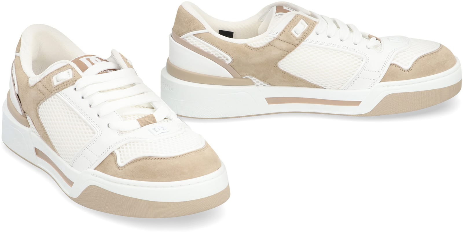 Shop Dolce & Gabbana New Roma Low-top Sneakers In White