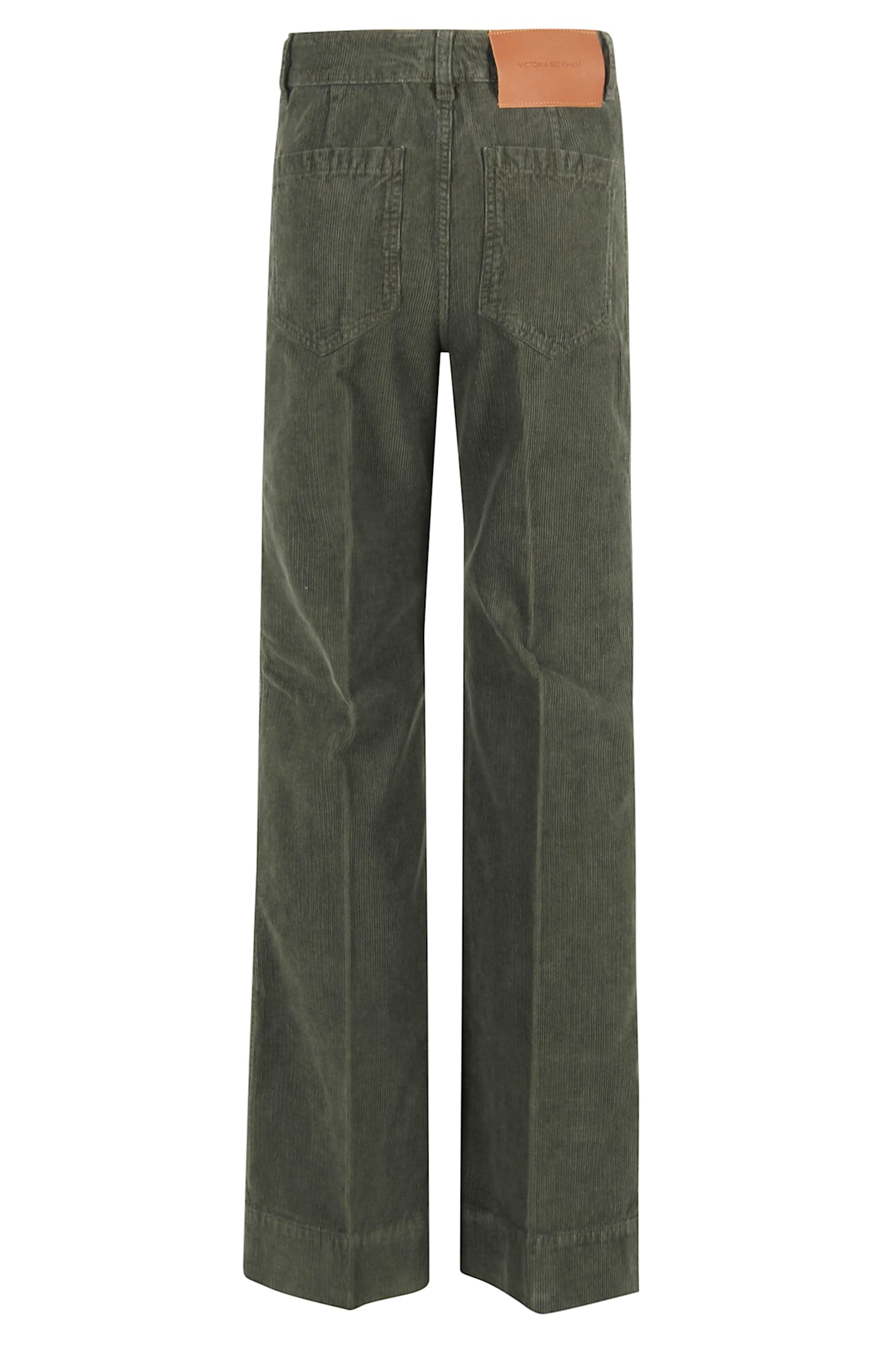 Victoria Beckham Pants "alina" In Green