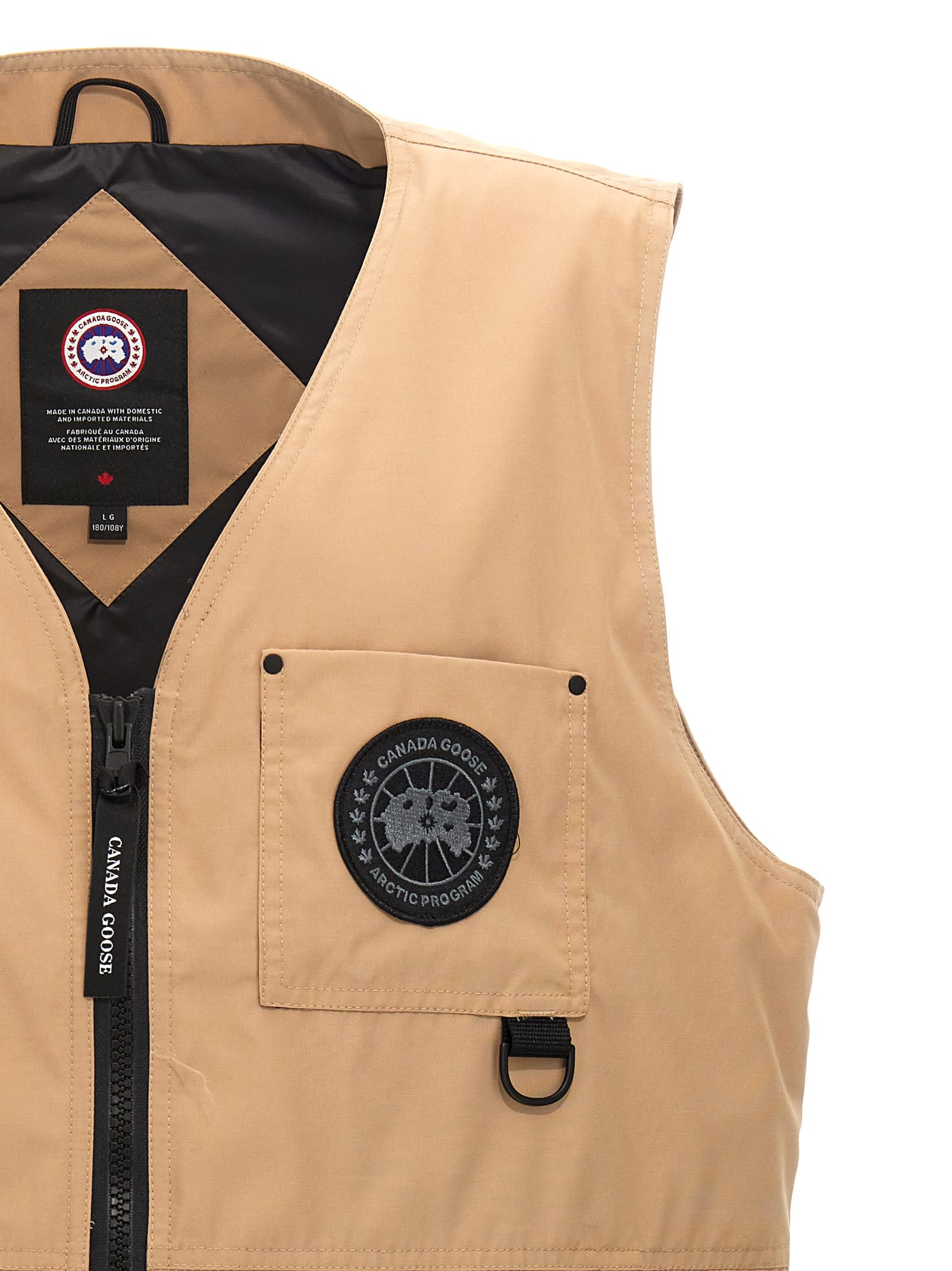 Shop Canada Goose Canmore Vest In Beige