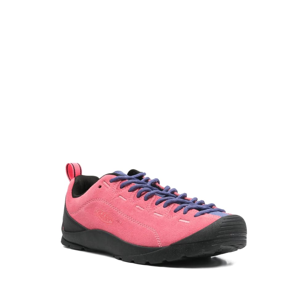 Keen Jasper Suede Leather Sneakers In Pink
