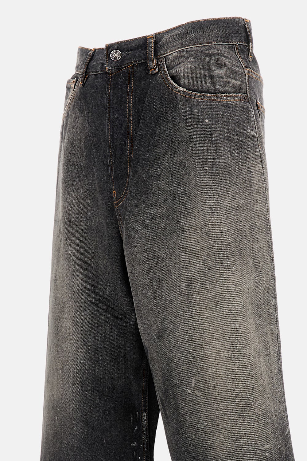 Acne Studios Denim Bermuda In Black