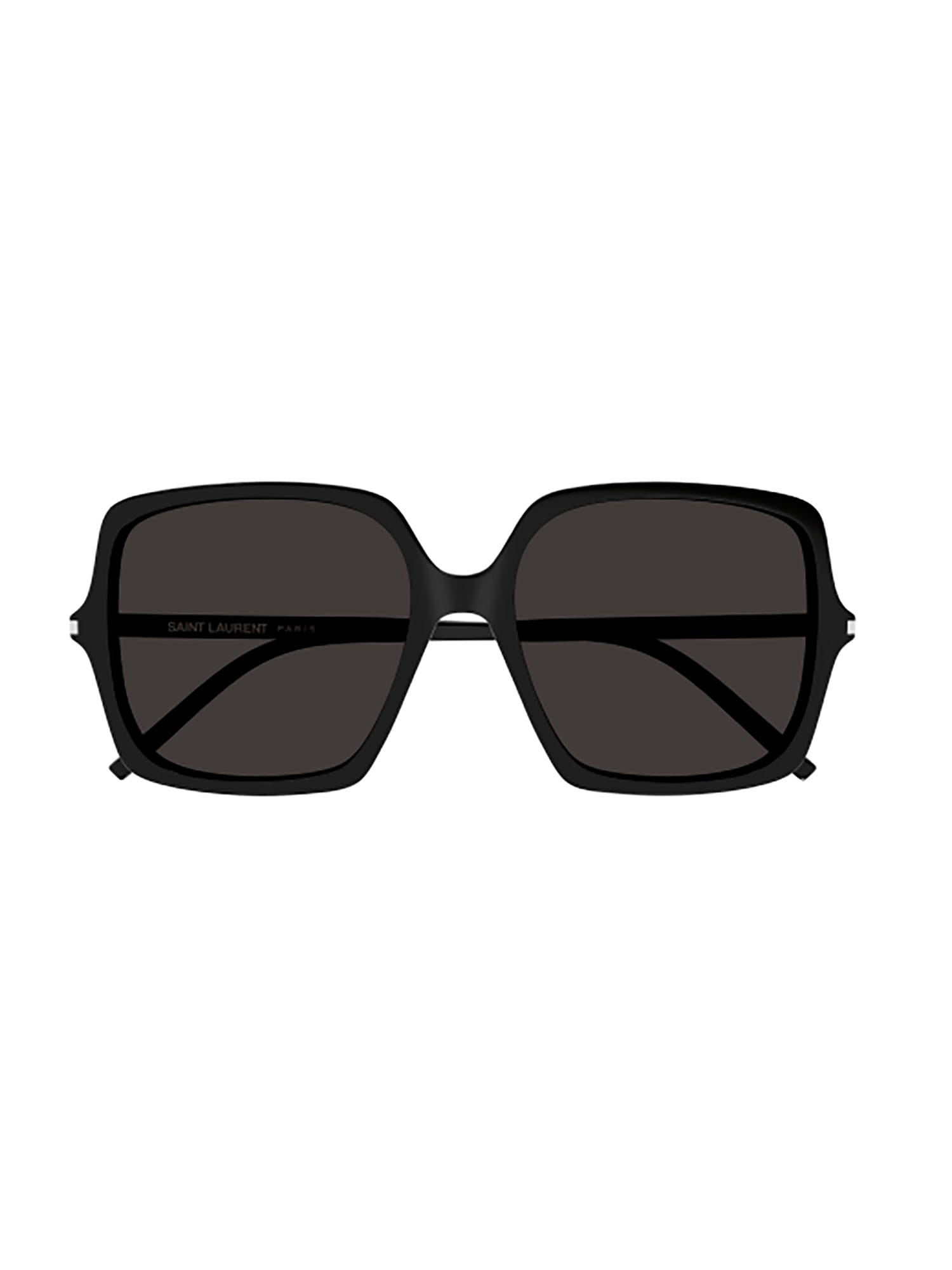 Saint Laurent Sl 591 Square-frame Sunglasses In Black