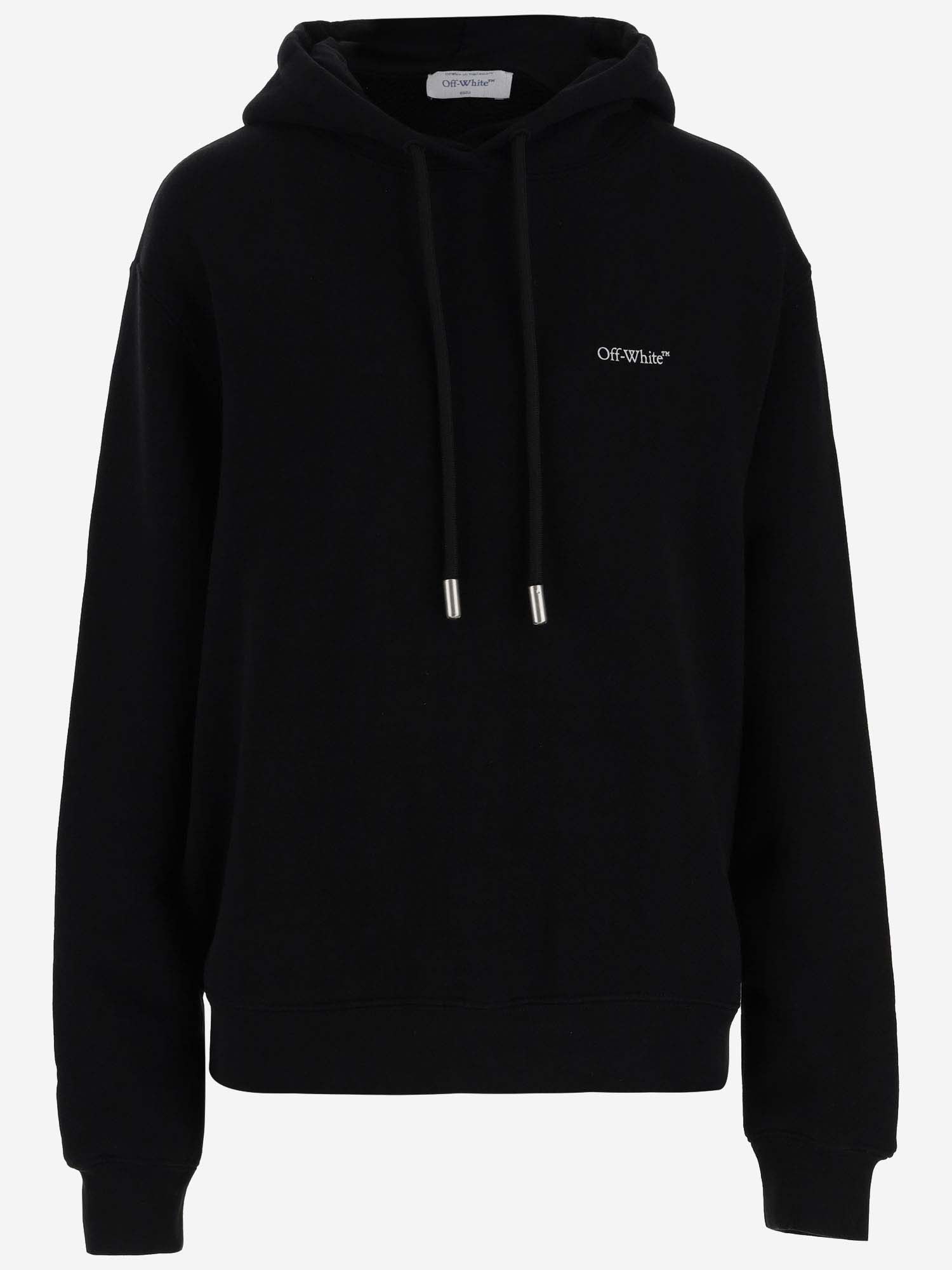 Shop Off-white Arrow X-ray Hoodie In Black