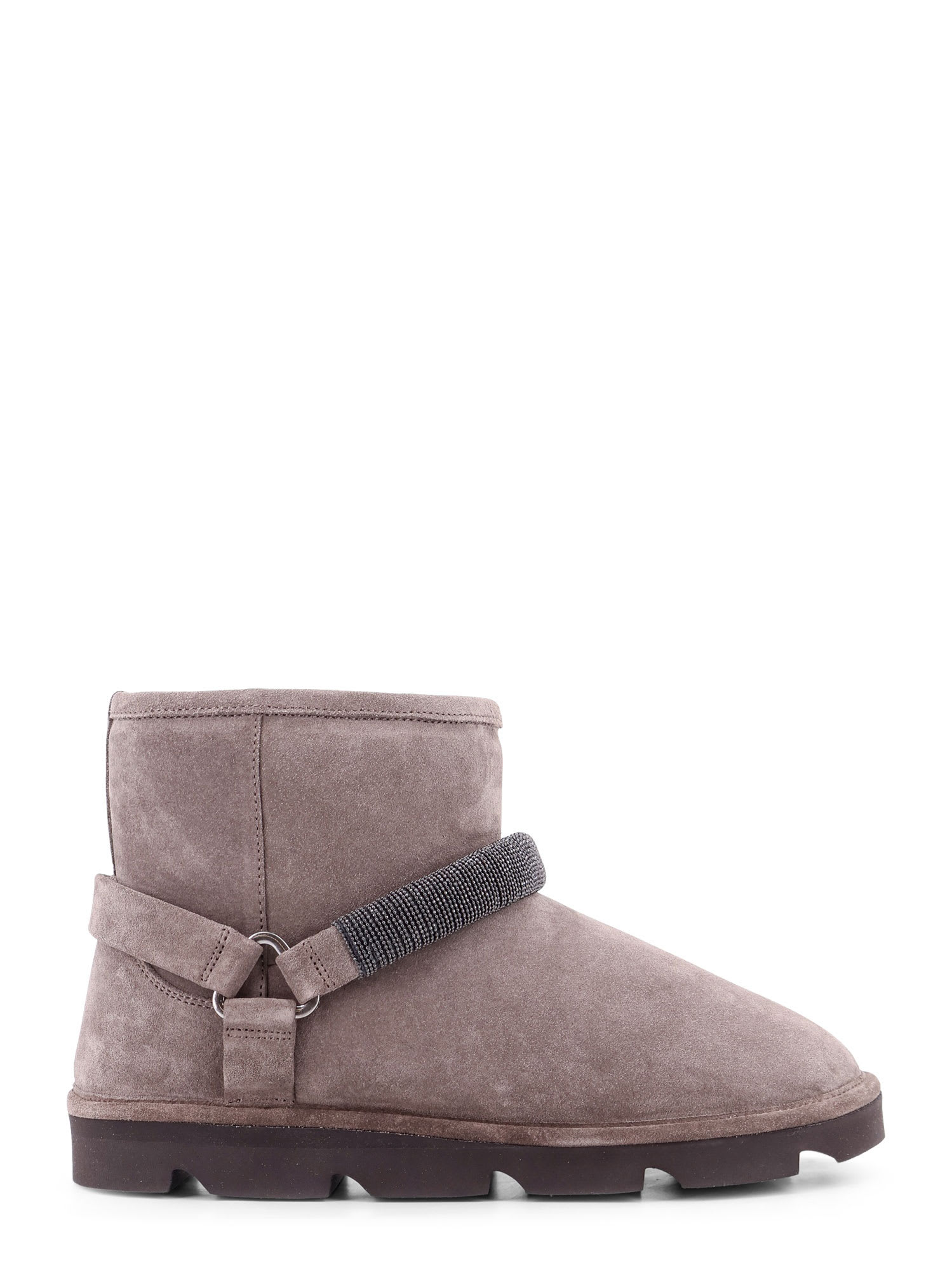 Shop Brunello Cucinelli Ankle Boots In Grey