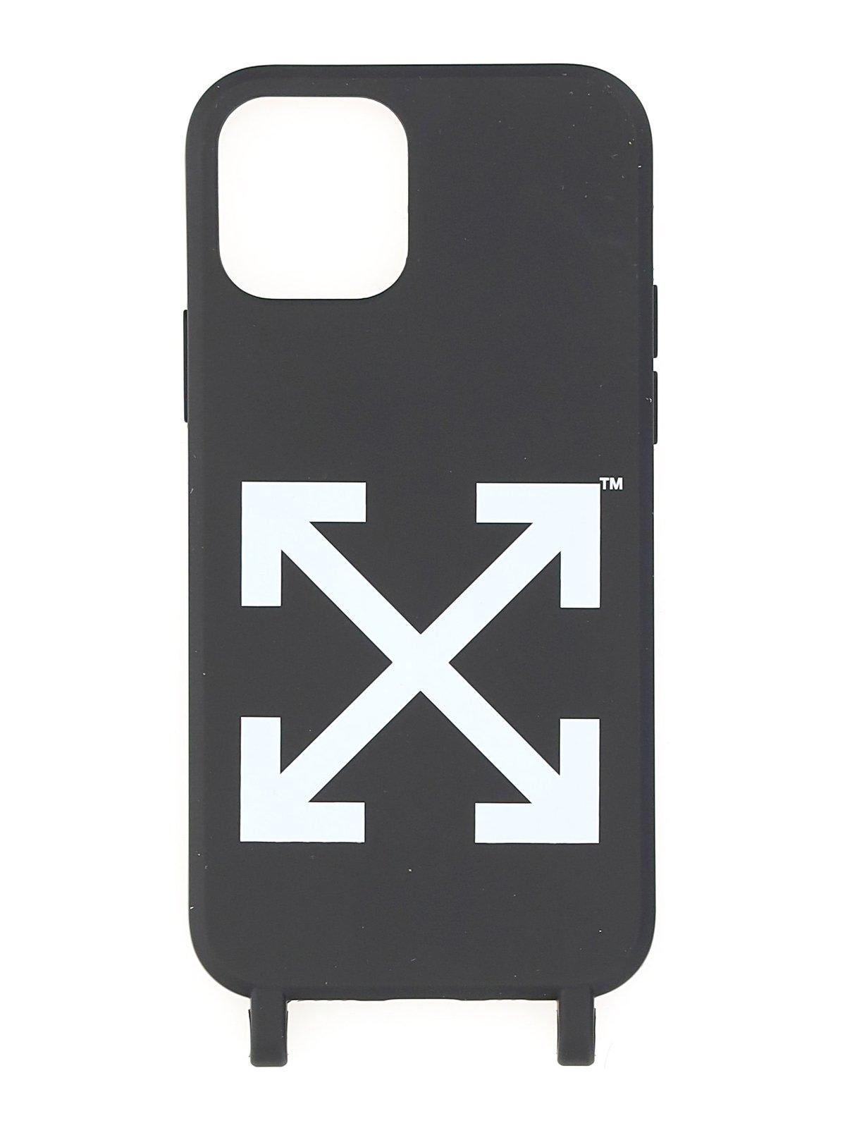 Off-white Arrows Iphone 12 Phone Case In Black