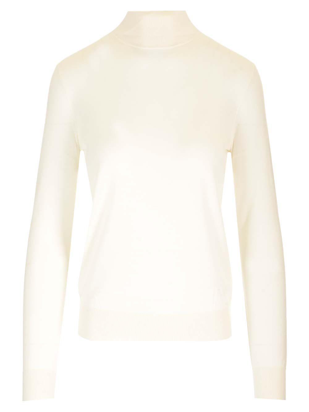 Shop Theory Wool Turtleneck In White