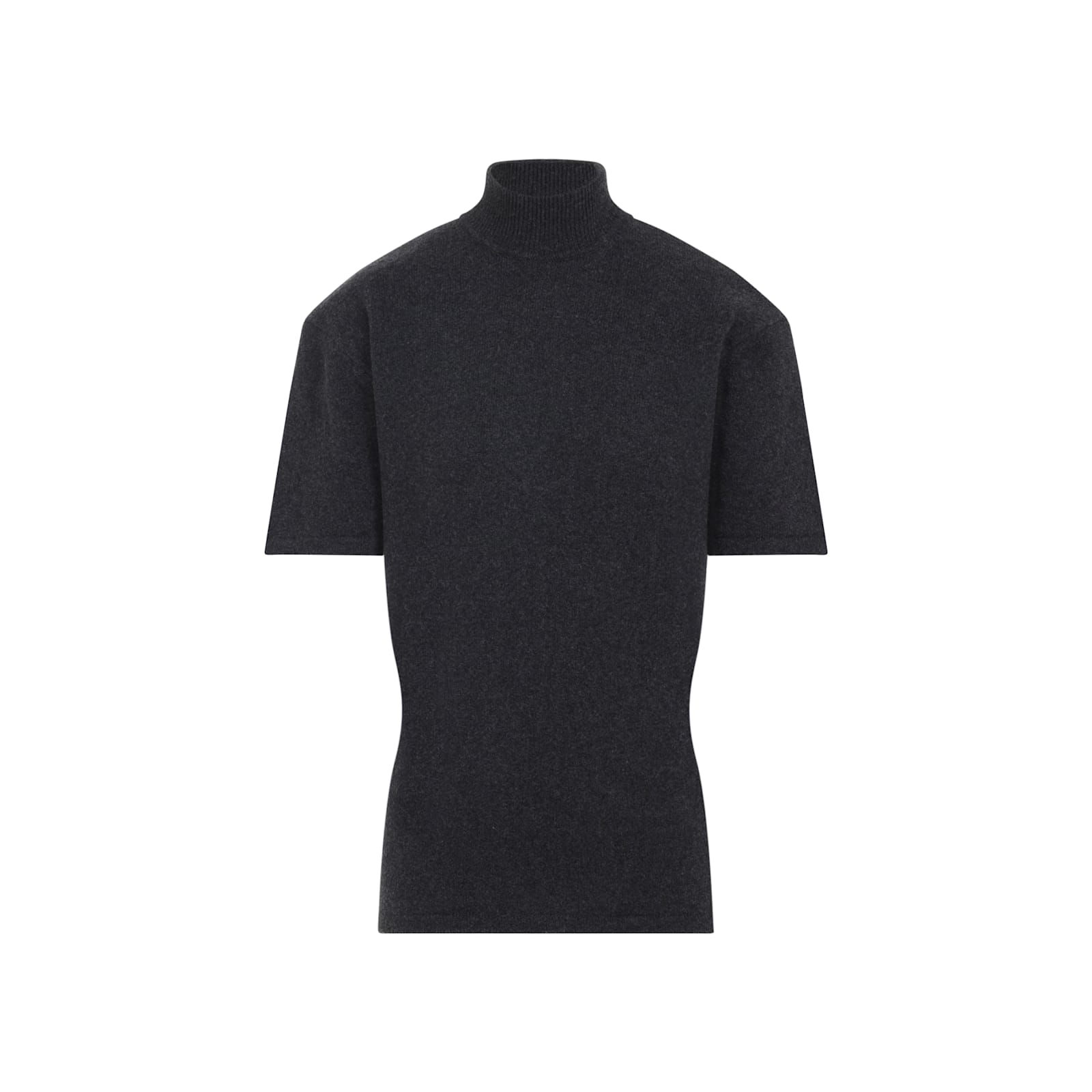 Jacquemus Castagna Knitted Short-sleeved Sweater In Blue