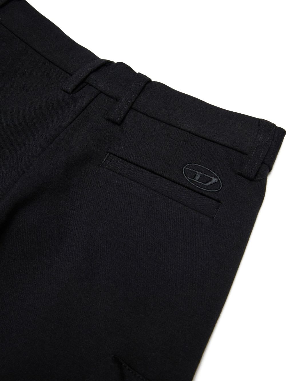 Diesel Pantaloni Cargo In Punto Milano In Black