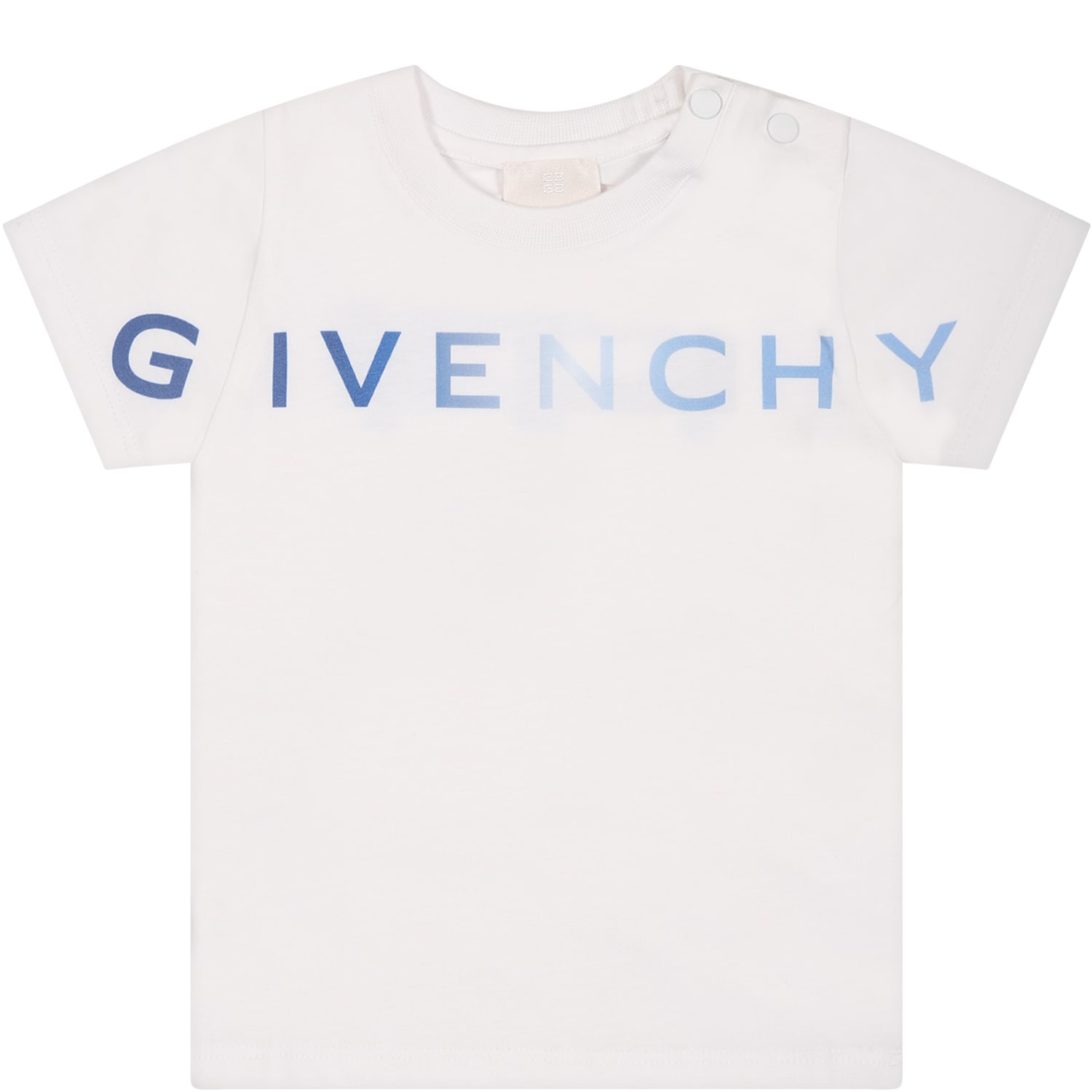 Givenchy Baby Boys White Peace Logo T-shirt