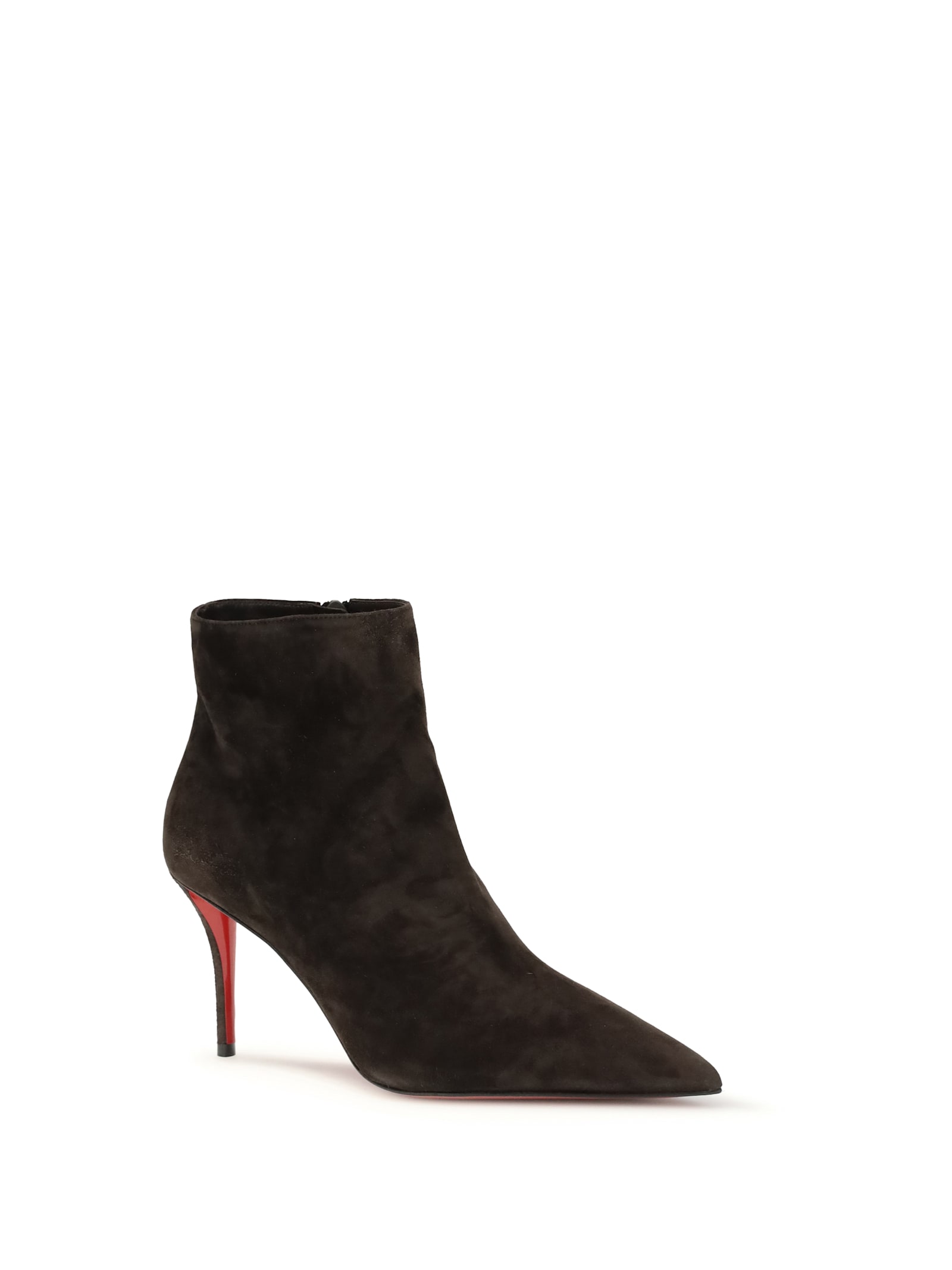 Christian Louboutin Miss Z Ankle Boots In Brown