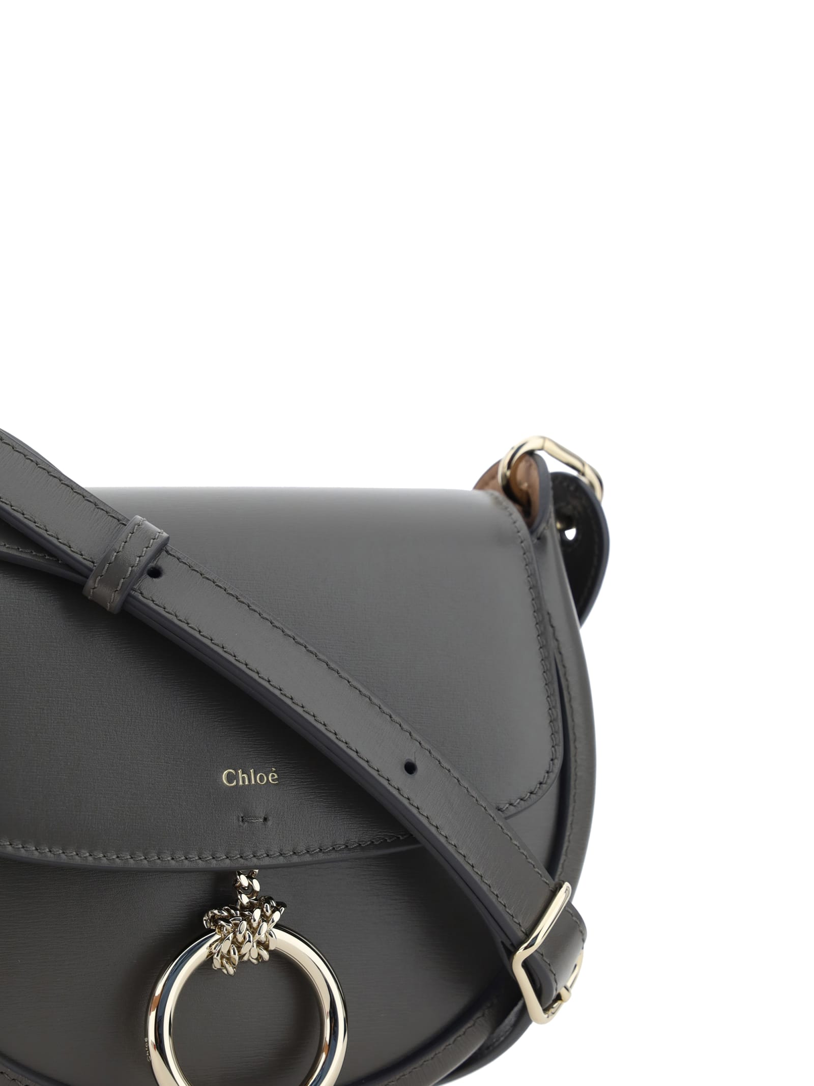 Shop Chloé Arlene Shoulder Bag In Grey