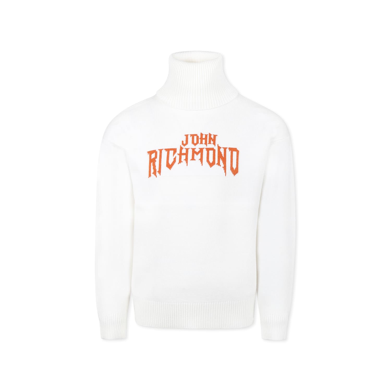 Richmond White Turtleneck For Boy In White