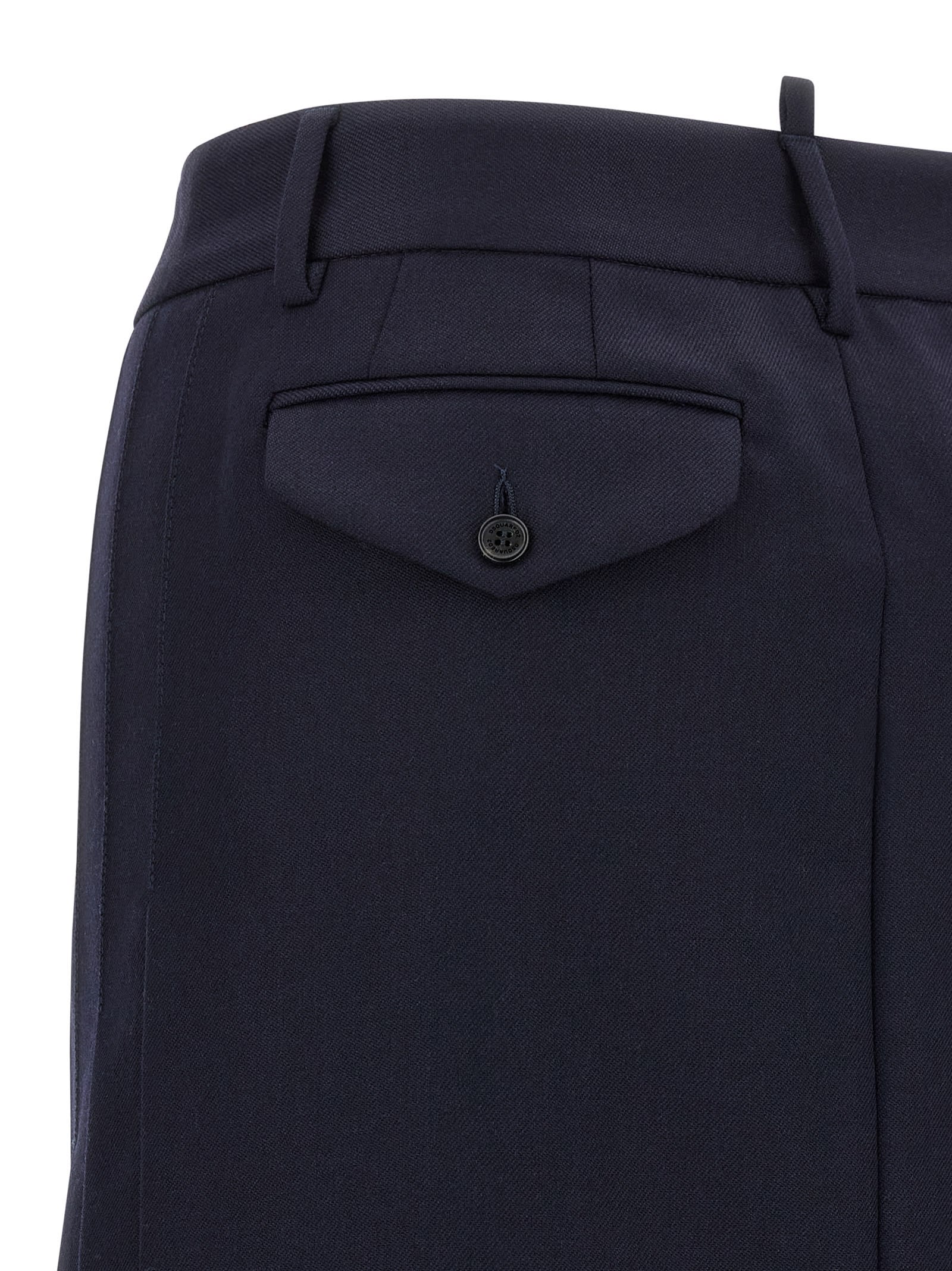 Dsquared2 Stitched Skirt With Pockets And Loops In Black