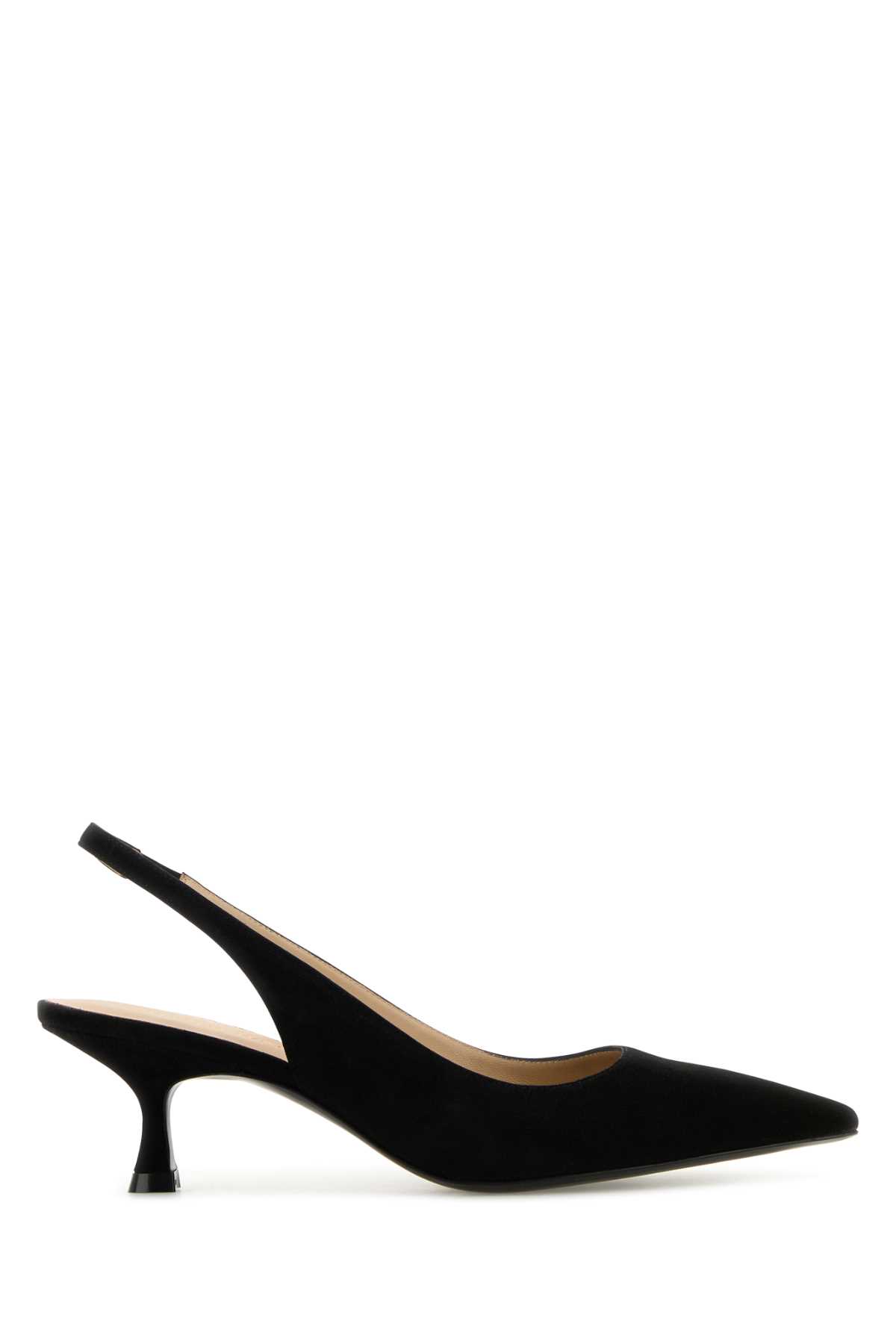 Black Suede Naomi Pumps