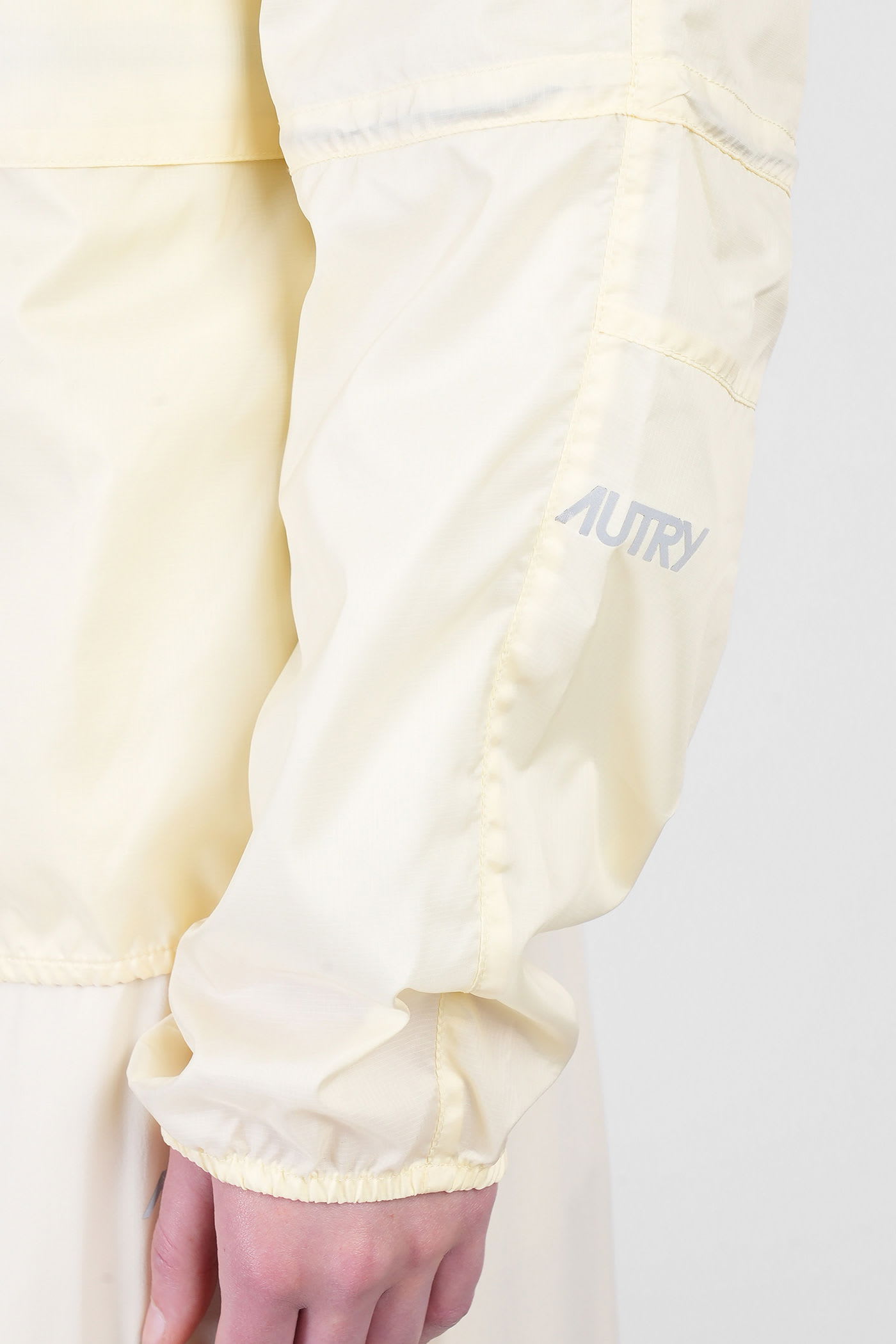 Shop Autry Casual Jacket In Yellow Nylon