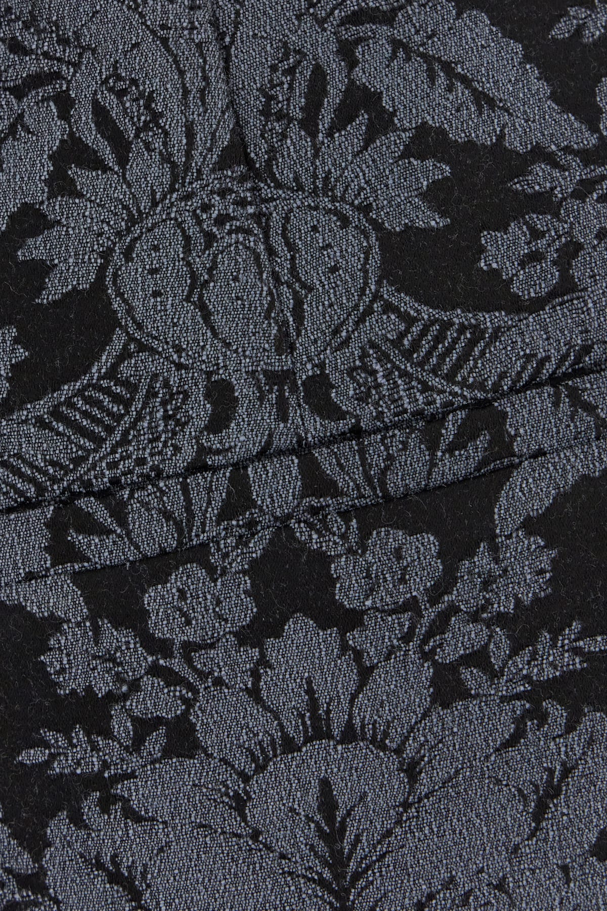 Max Mara Embroidered Wool Blend Mini Skirt In Acqua Nero