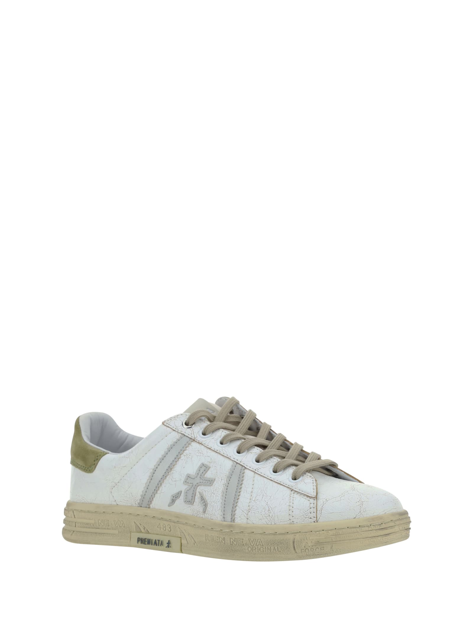 Shop Premiata Russell Sneakers In White