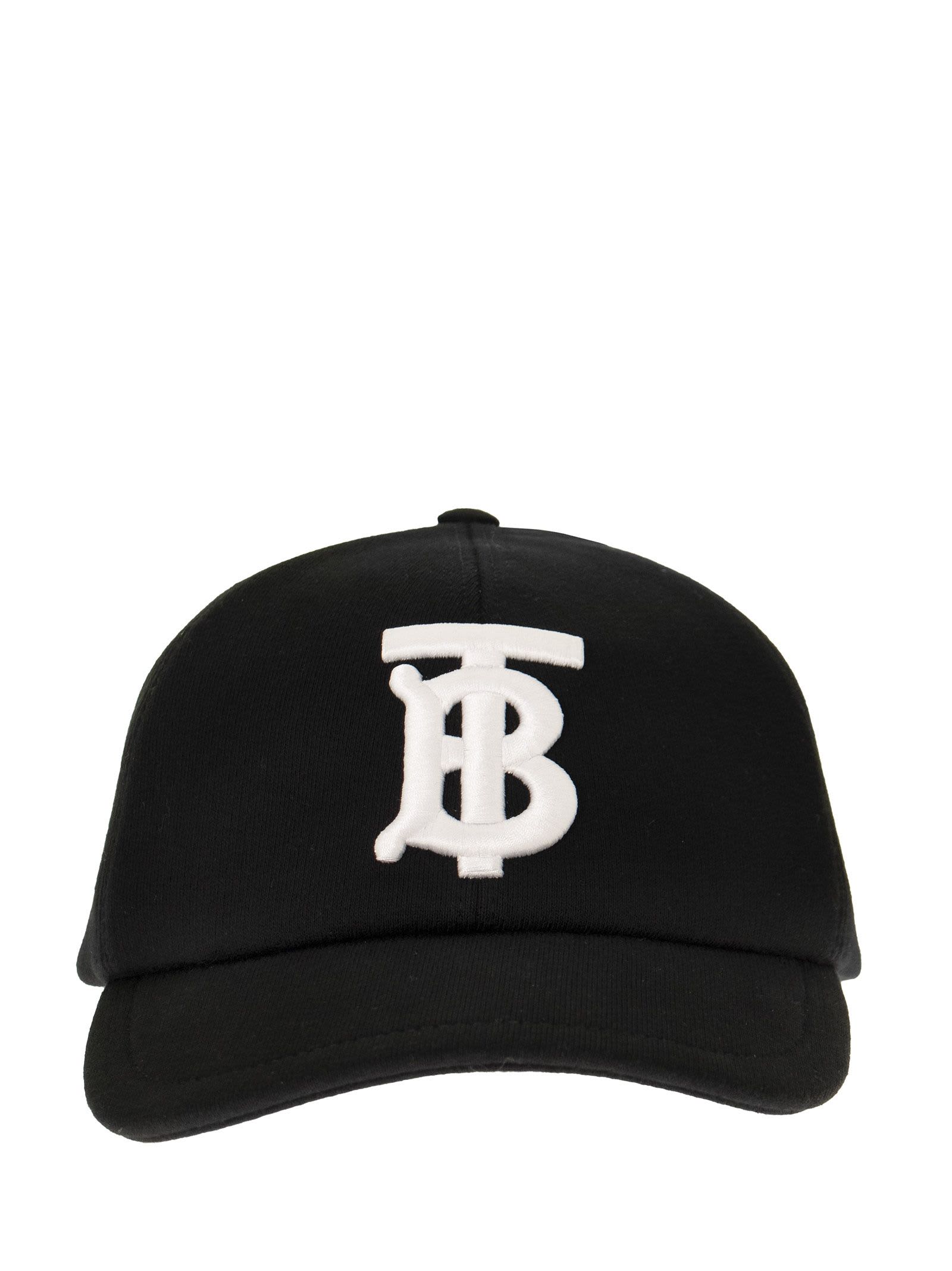 Burberry Monogram Motif Cotton Jersey Baseball Cap