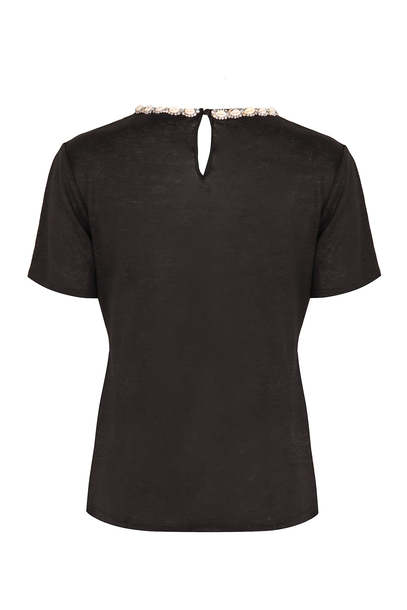 Zimmermann Illuminate Linen T-shirt In Black