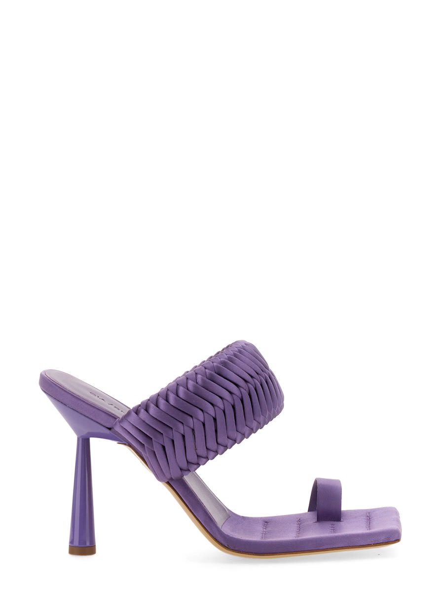 Shop Gia Borghini Rosie Sandal 1 In Purple