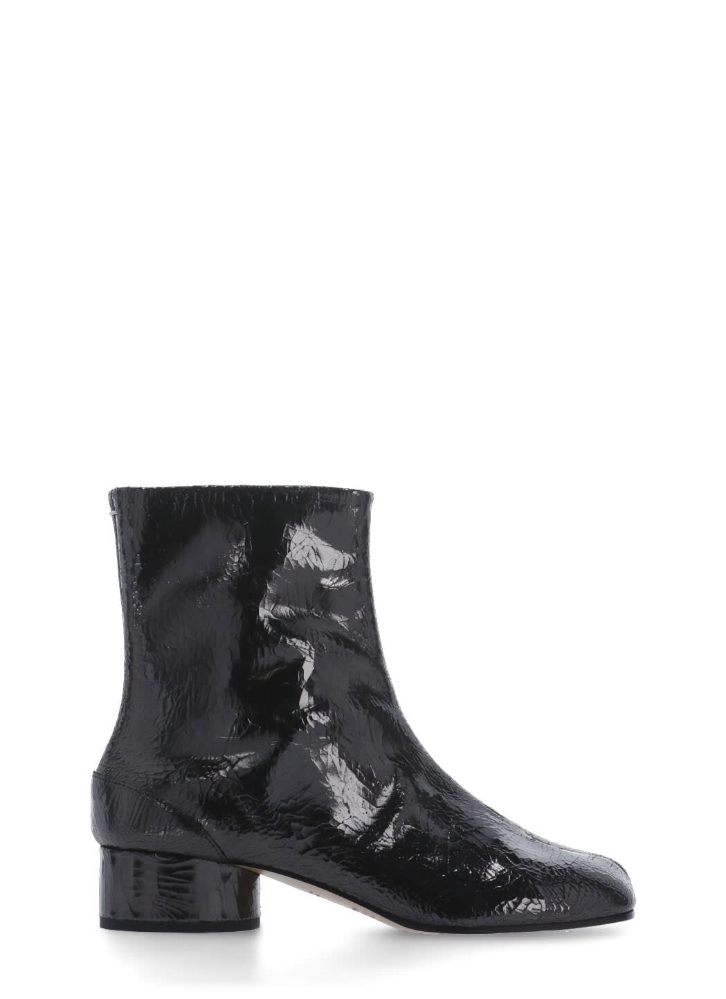 Shop Maison Margiela Tabi Boots In Black