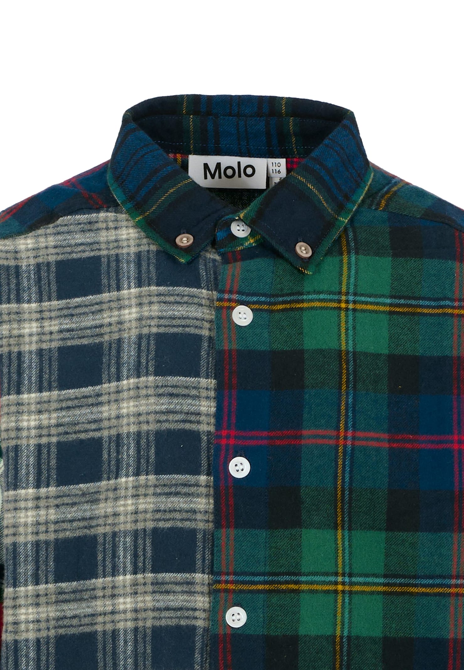 Molo Multicolor Shirt For Boy In Multi