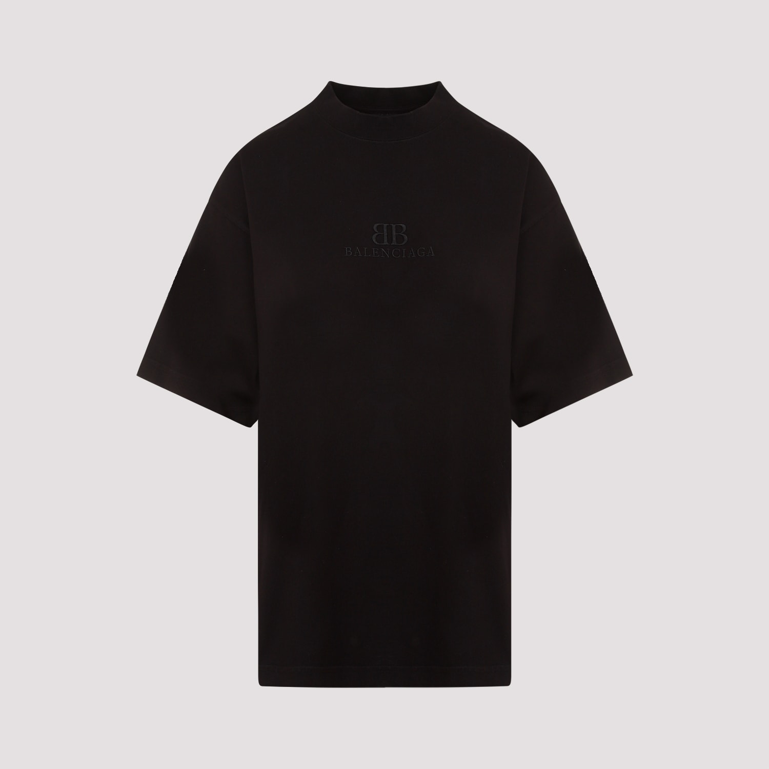 Shop Balenciaga Medium Fit T-shirt In Washed Black