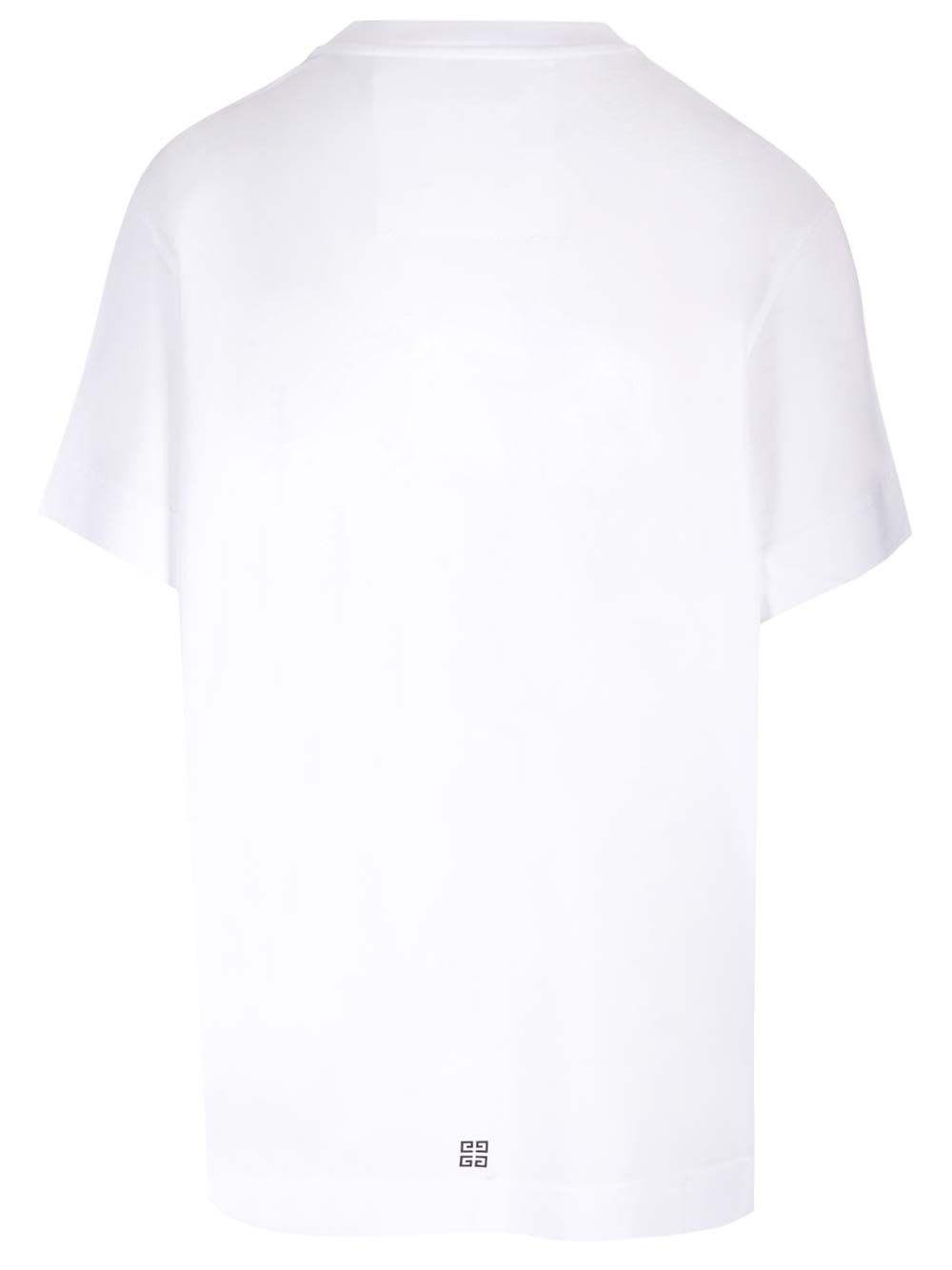 Shop Givenchy Slim  Archetype T-shirt In Bianco