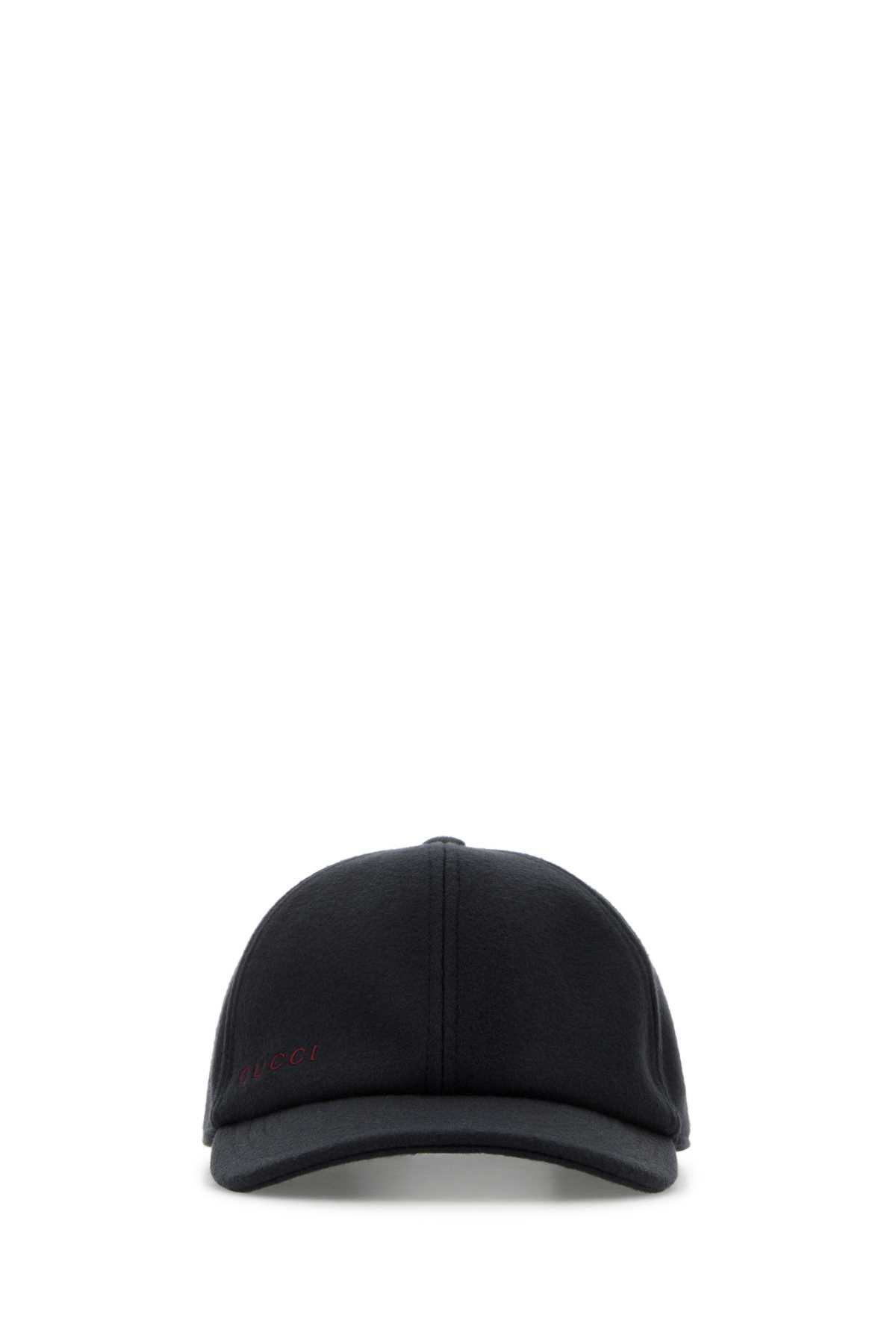 Gucci Navy Blue Wool Baseball Cap