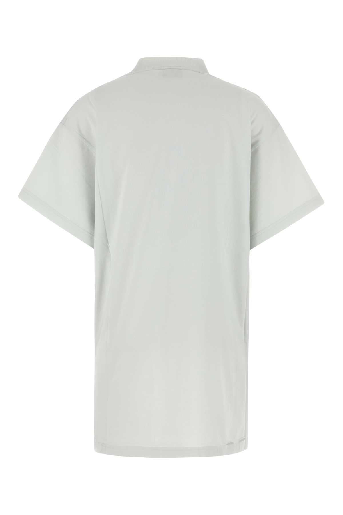 Balenciaga Chalk Coton Oversize Shirt In White