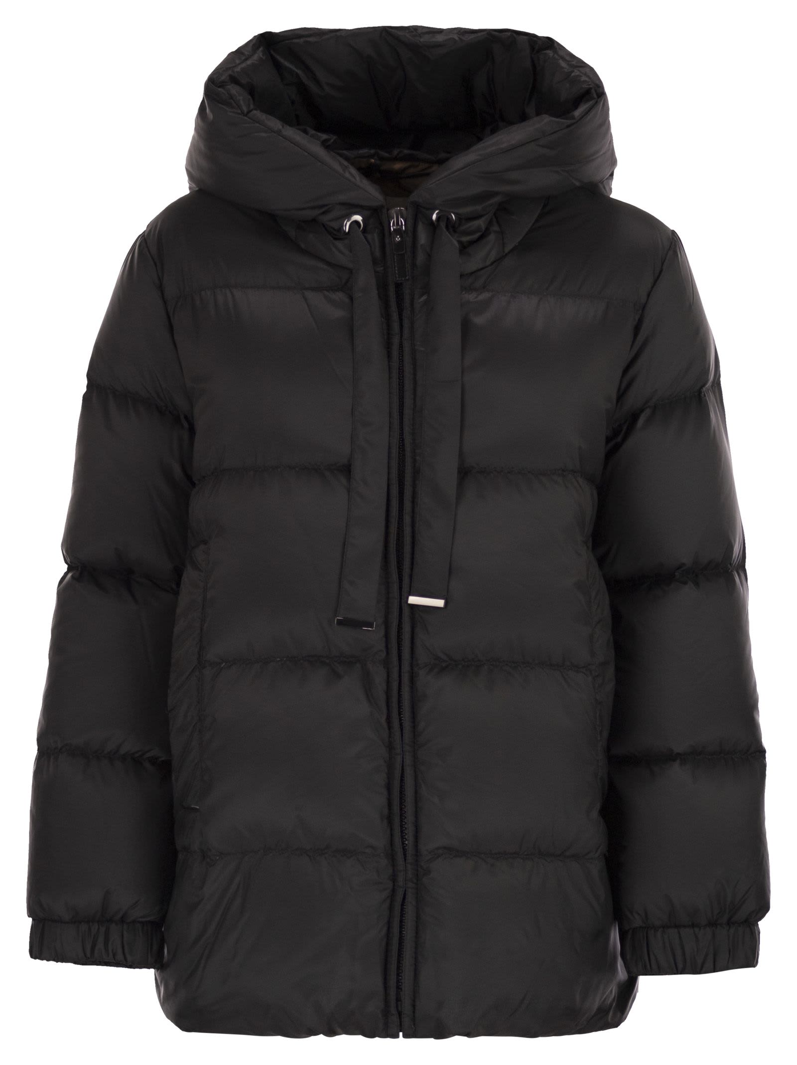 Max Mara The Cube Seia Down Jacket In Black