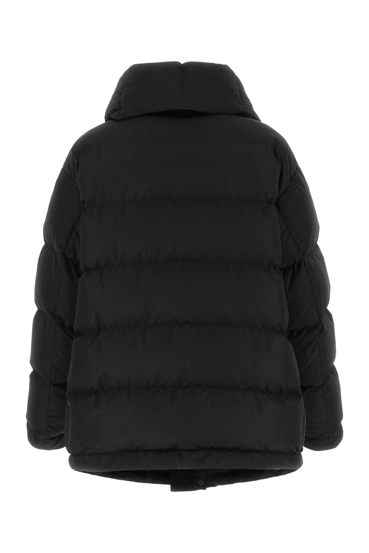Balenciaga Black Polyester Blend Padded Jacket In 1000