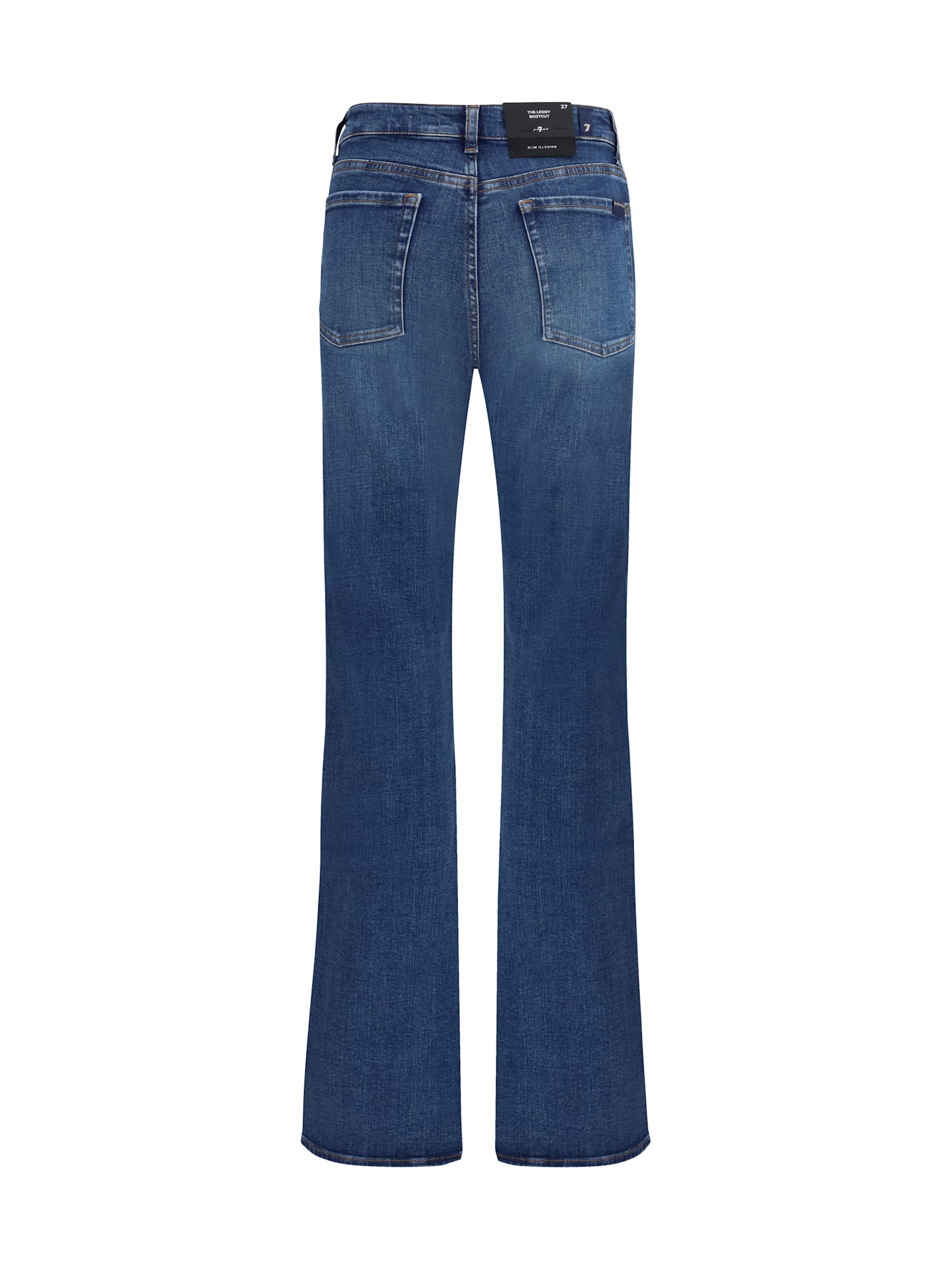 7 For All Mankind Slim Illusion Leggy Bootcut Jeans In Multi