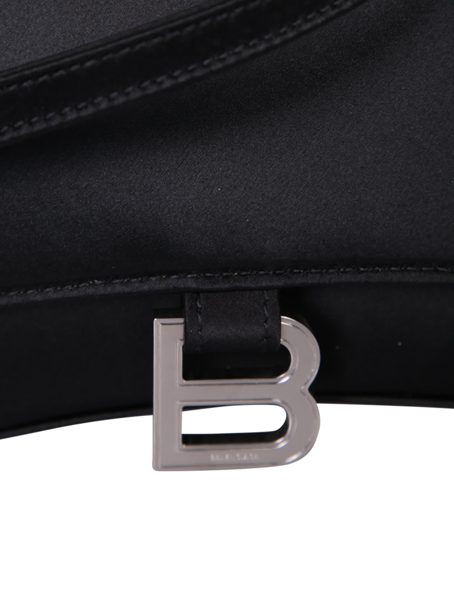 Shop Balenciaga Hourglass Small Black Bag